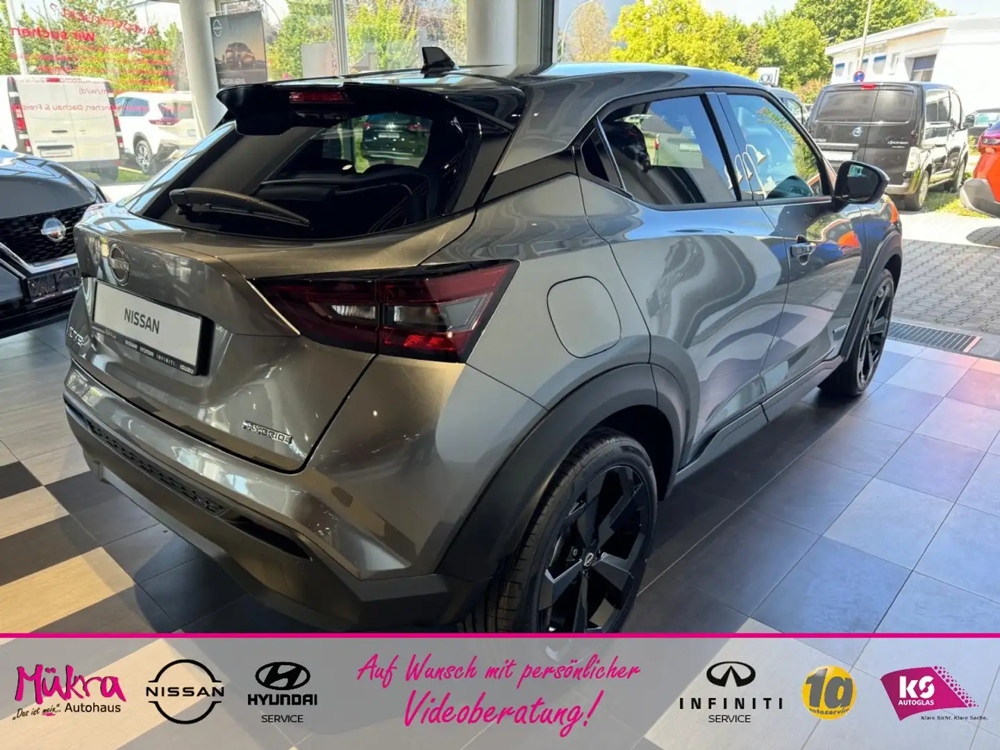 Nissan Juke Tekna (B) 1.6 Hybrid 4AMT 143PS AT Klima Navi Gris - 2