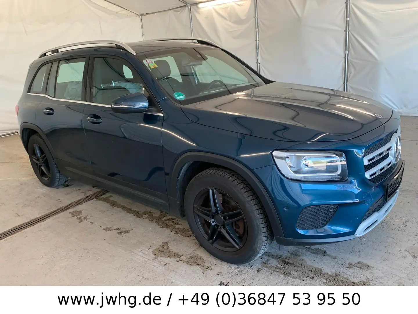 Mercedes-Benz GLB 200 d Navi+ Leder  SpurAss Tempo Unfallfrei Blau - 2