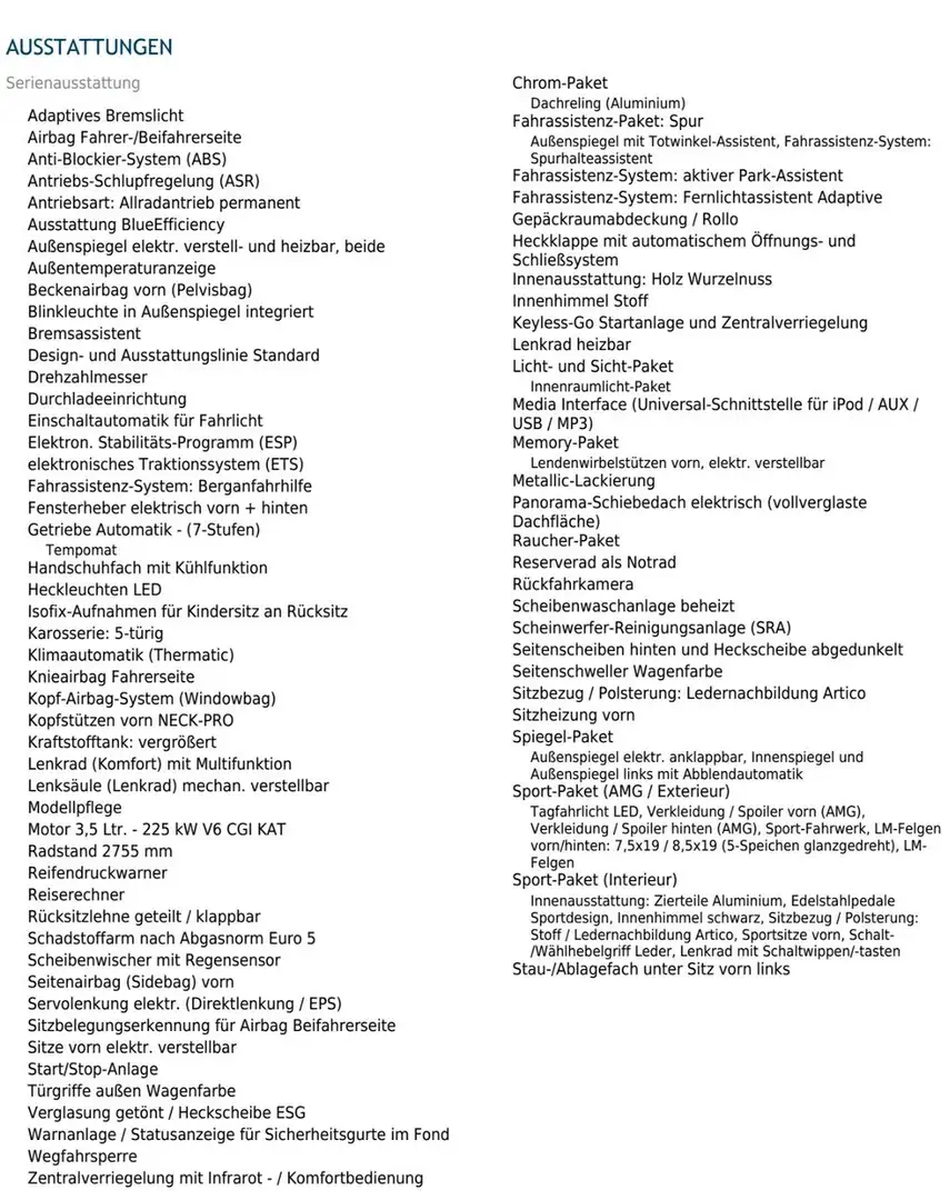 Mercedes-Benz GLK 350 4Matic AMG-LINE|PANO|LEDER|CAM|ASSISTENZ Grau - 2