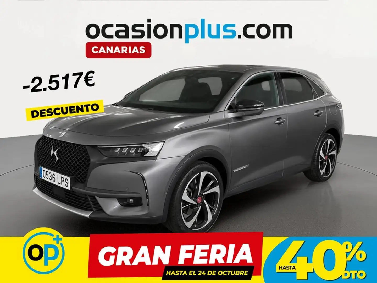 DS Automobiles DS 7 Crossback E-Tense Performance Line + Aut. 4x4 Gris - 1