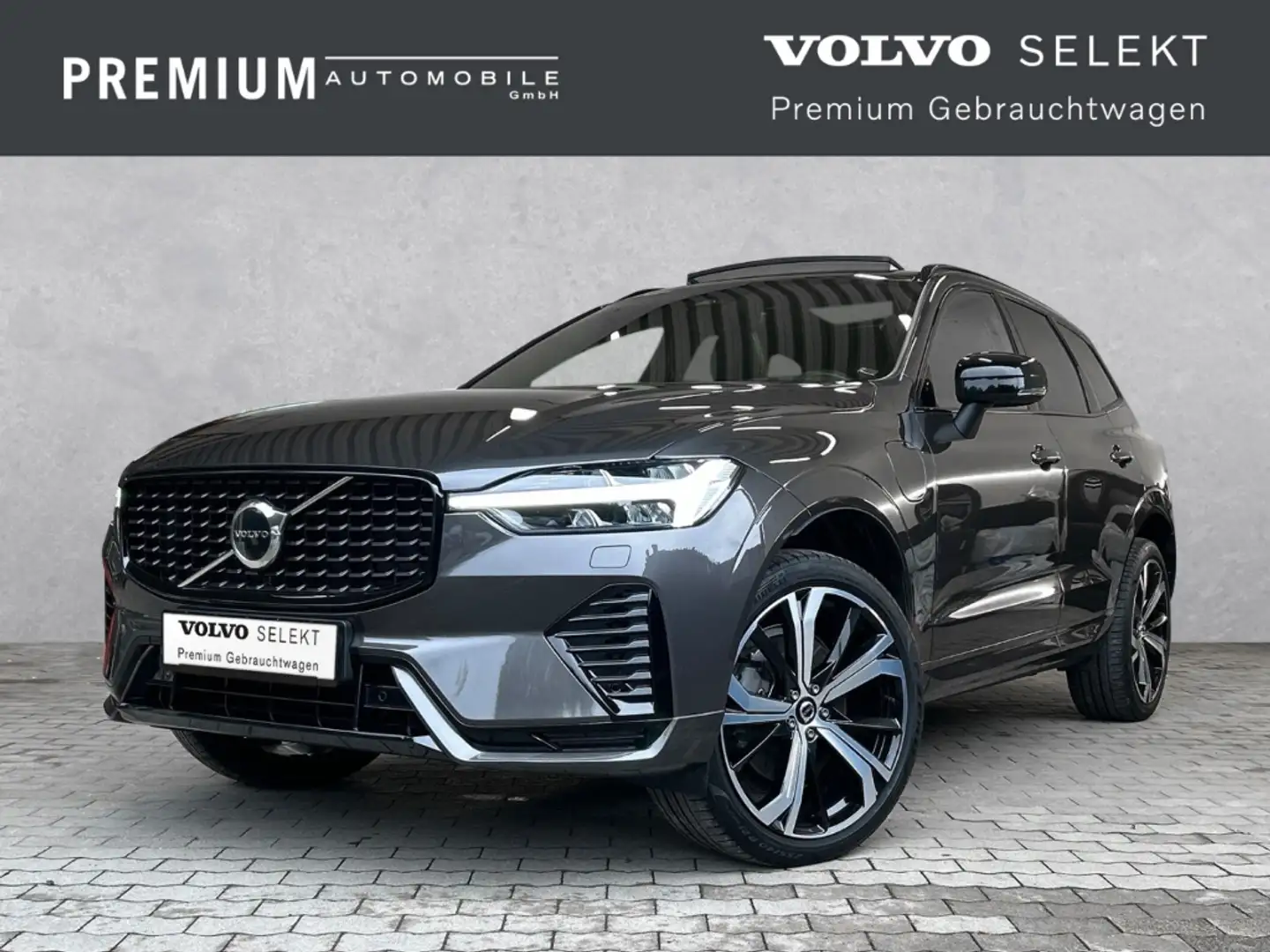 Volvo XC60 R Design Recharge Plug-In Hybrid AWD T6 EU6d HUD H Gris - 1