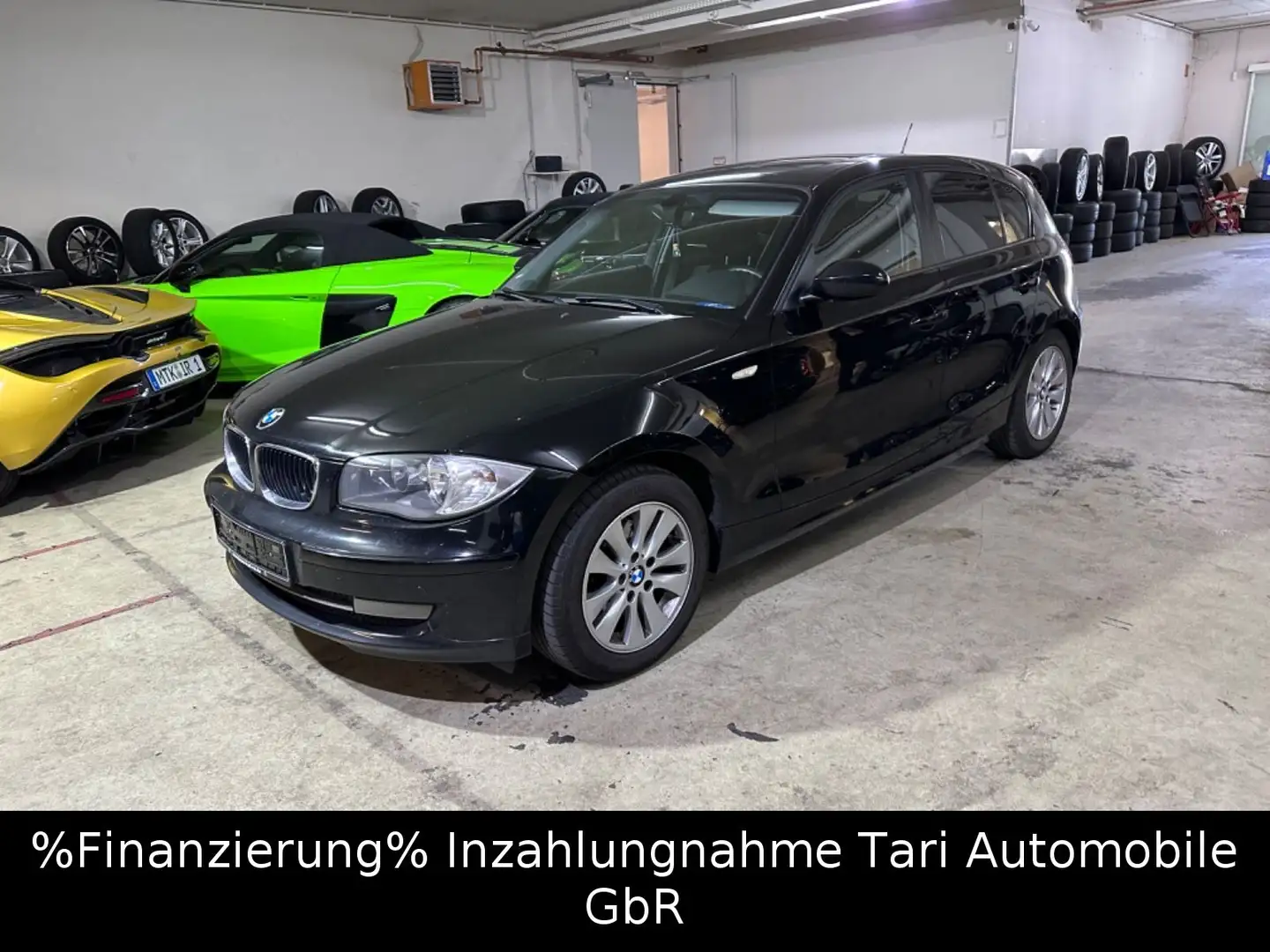 BMW 120 dA 5-türer Automatik Klima,el.GSD,PDC,Euro5 Negro - 2