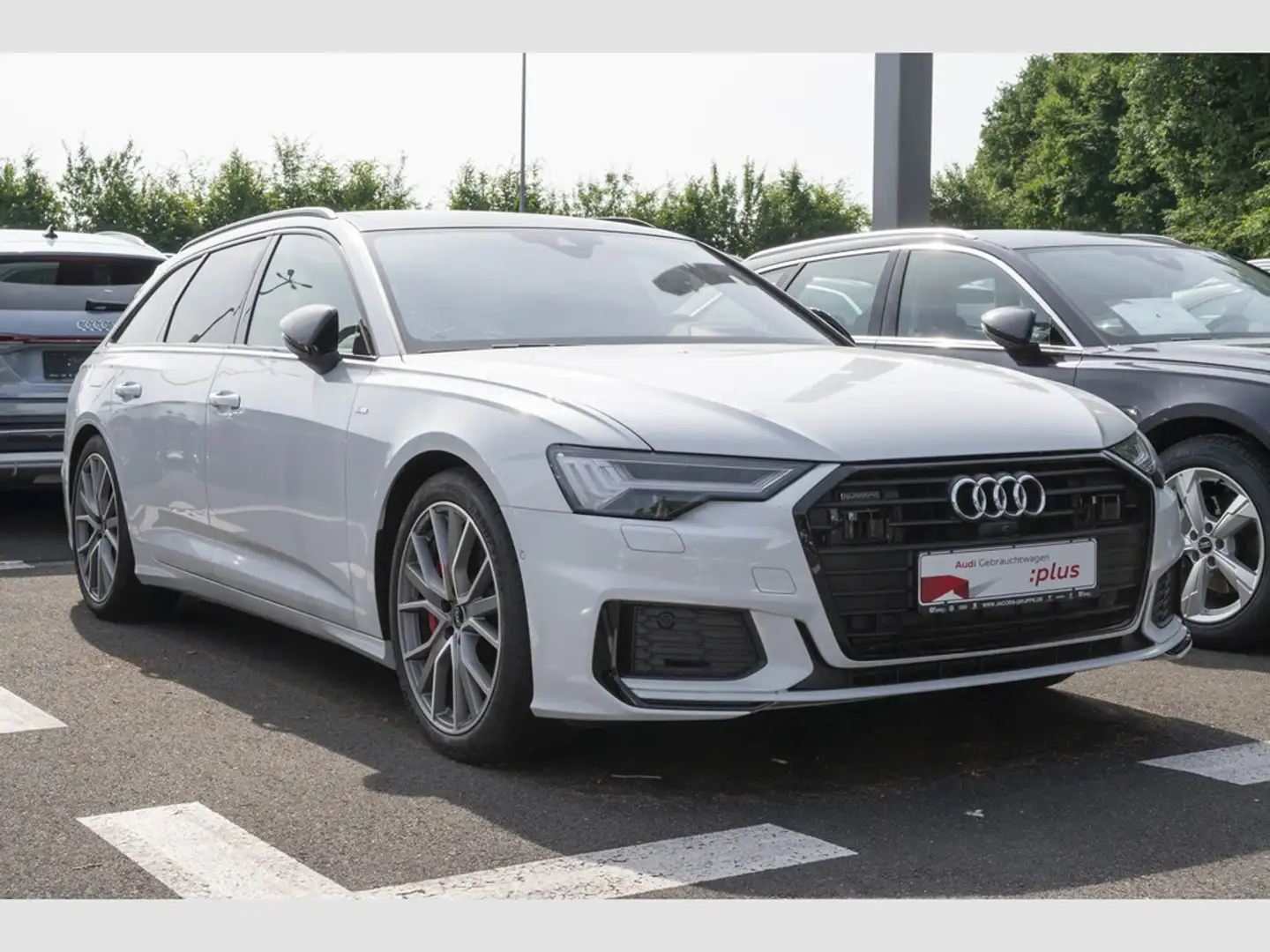 Audi A6 Avant 55 TFSI e quattro S line Sport Pano, Weiß - 2