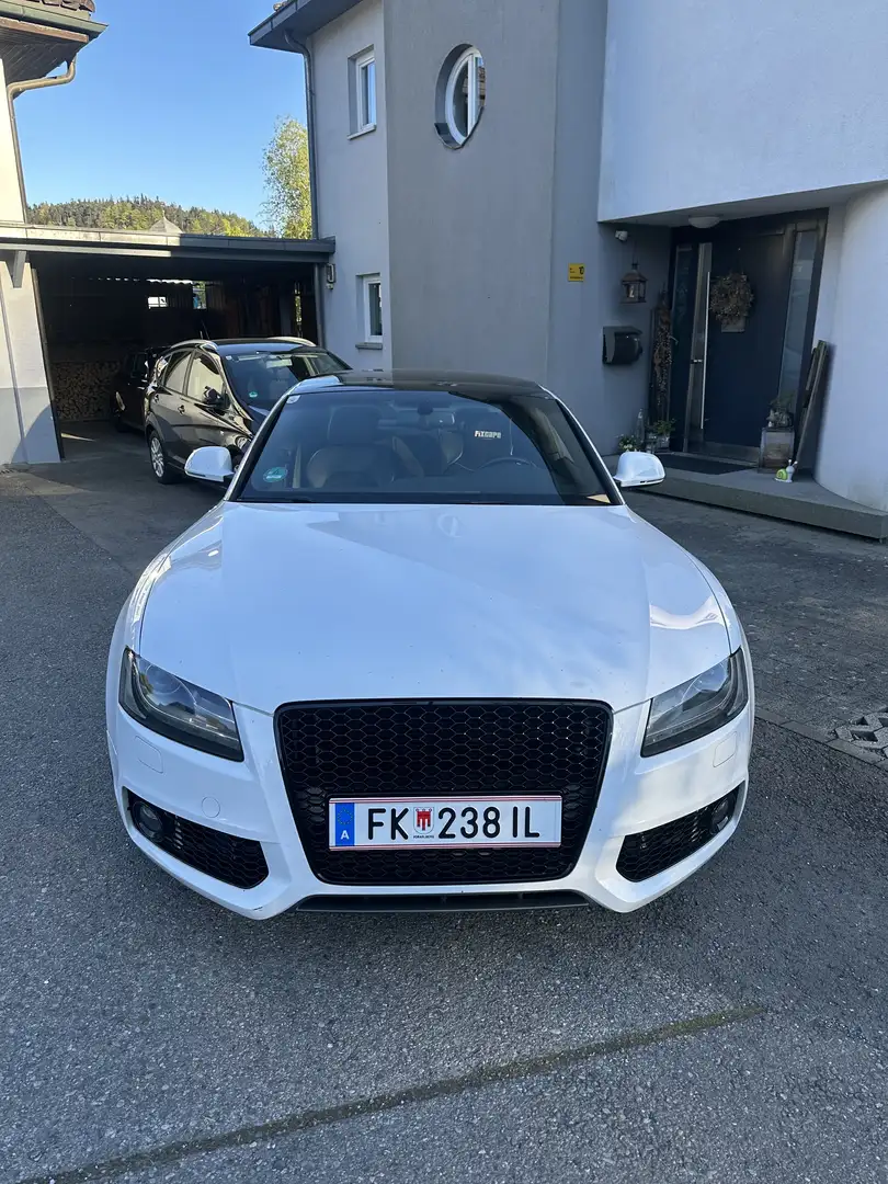 Audi A5 Coupé 3,0 TDI V6 quattro DPF Aut. Weiß - 1