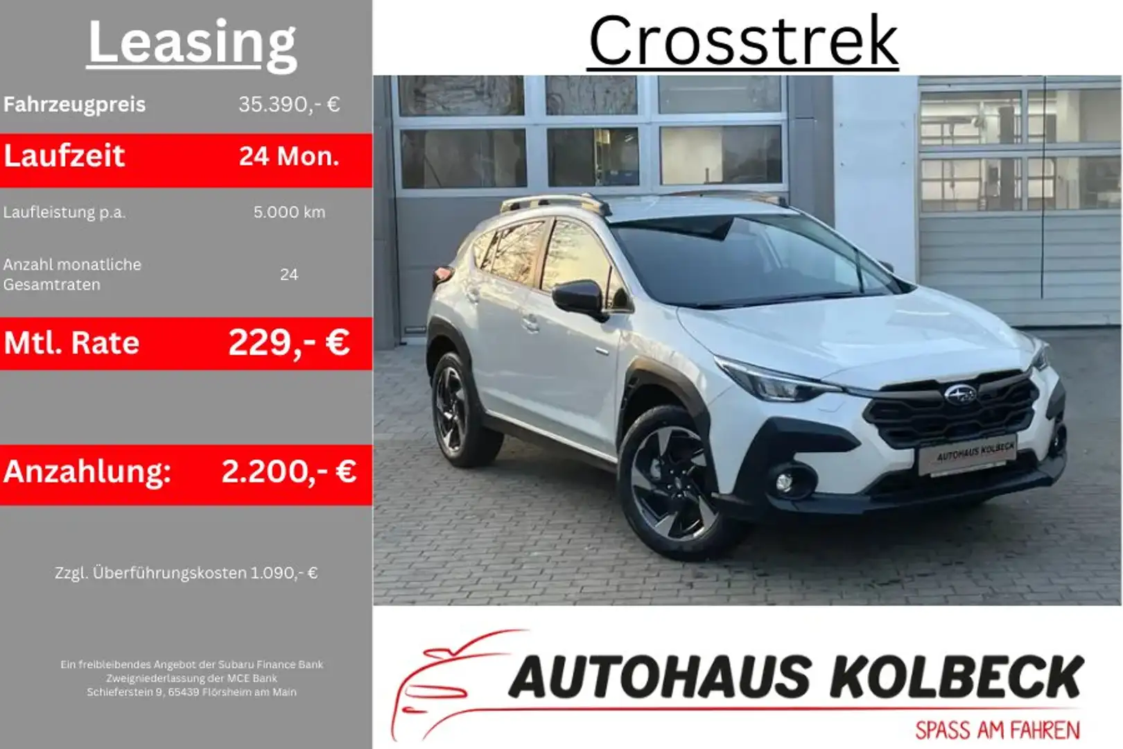 Subaru Crosstrek 2.0ie Lineartronic Active MY25 Weiß - 2