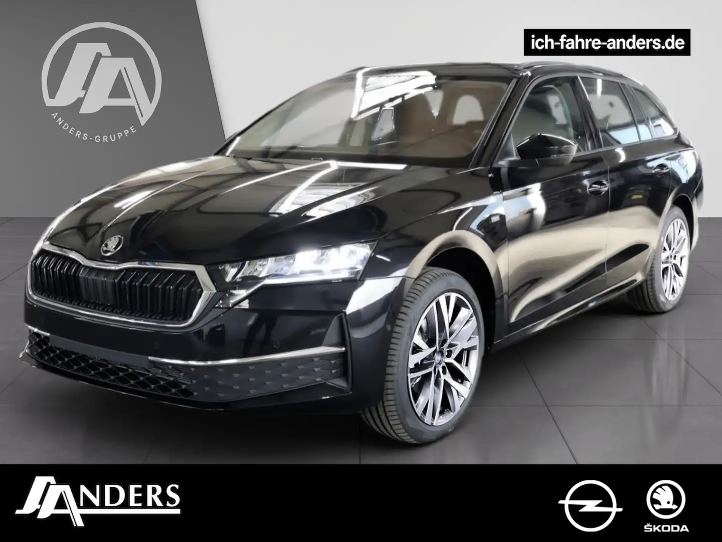 Skoda Octavia Combi Tour 2,0 TDI DSG +AHK+HUD+PDC+SHZ Schwarz - 1
