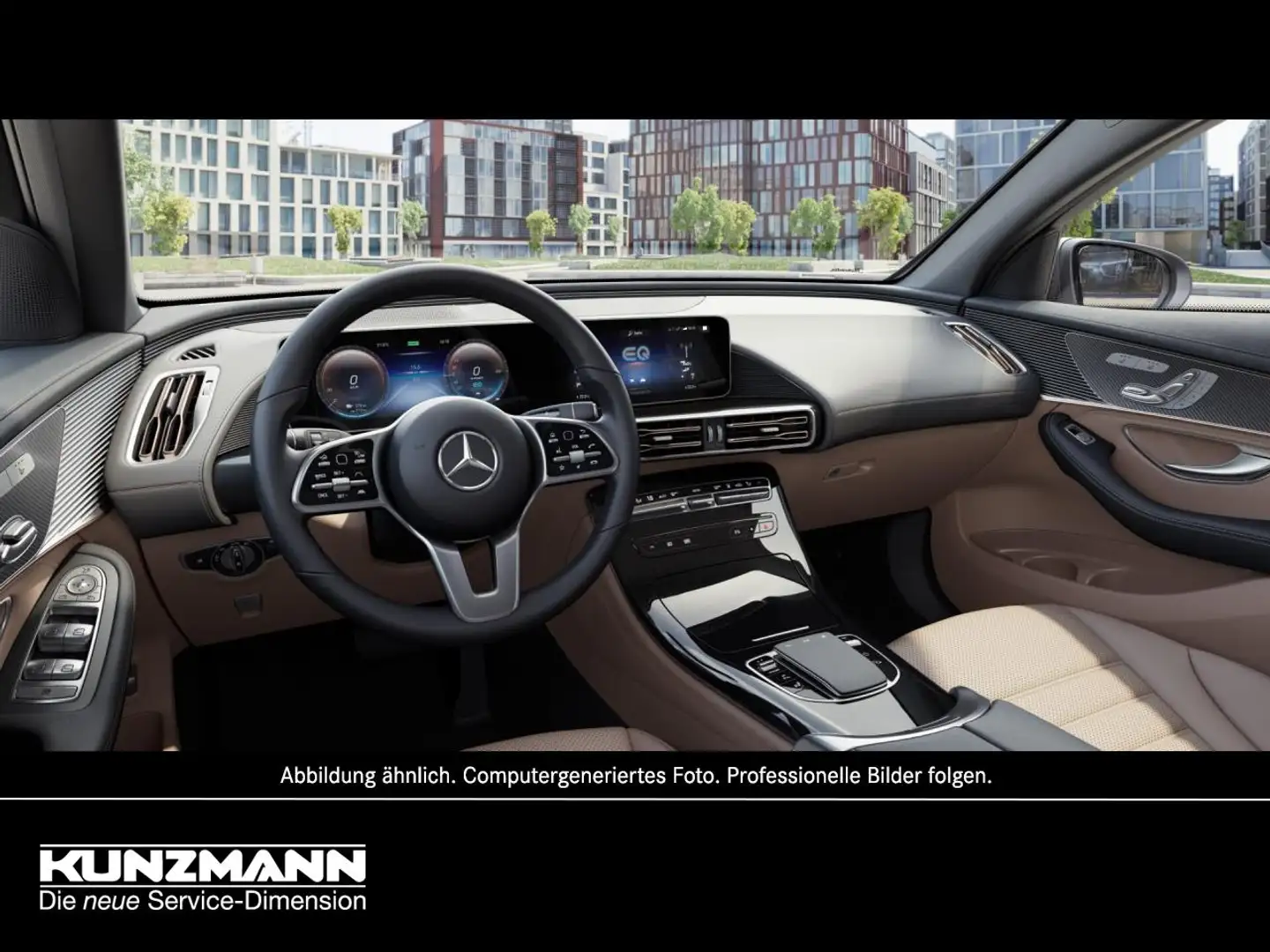 Mercedes-Benz EQC 400 4M AMG Distronic AHK Sitzklima Memory Grau - 2
