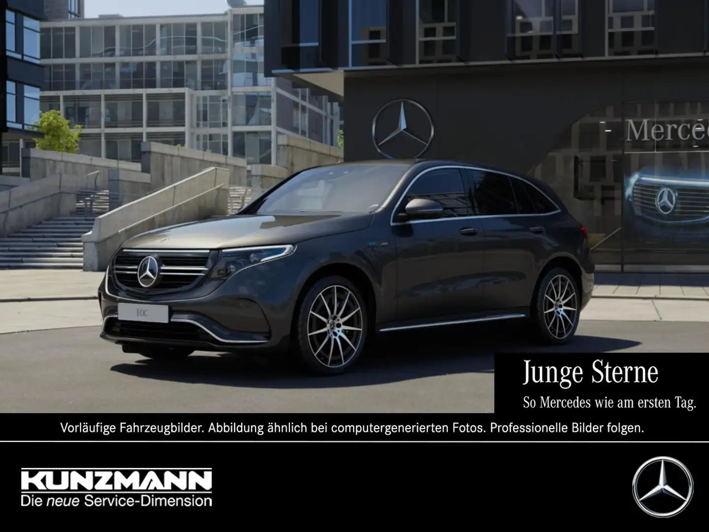 Mercedes-Benz EQC 400 4M AMG Distronic AHK Sitzklima Memory Grau - 1