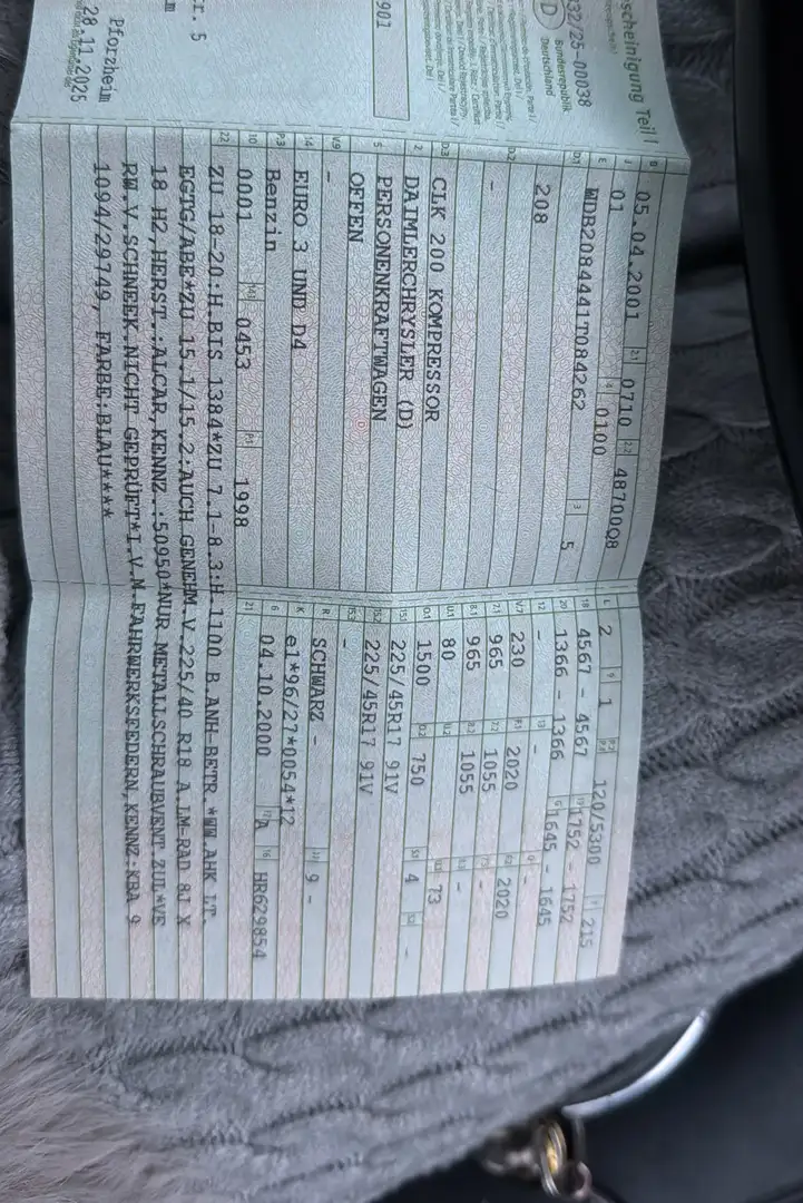 Mercedes-Benz CLK 200 Cabrio Kompressor Automatik Avantgarde - 2