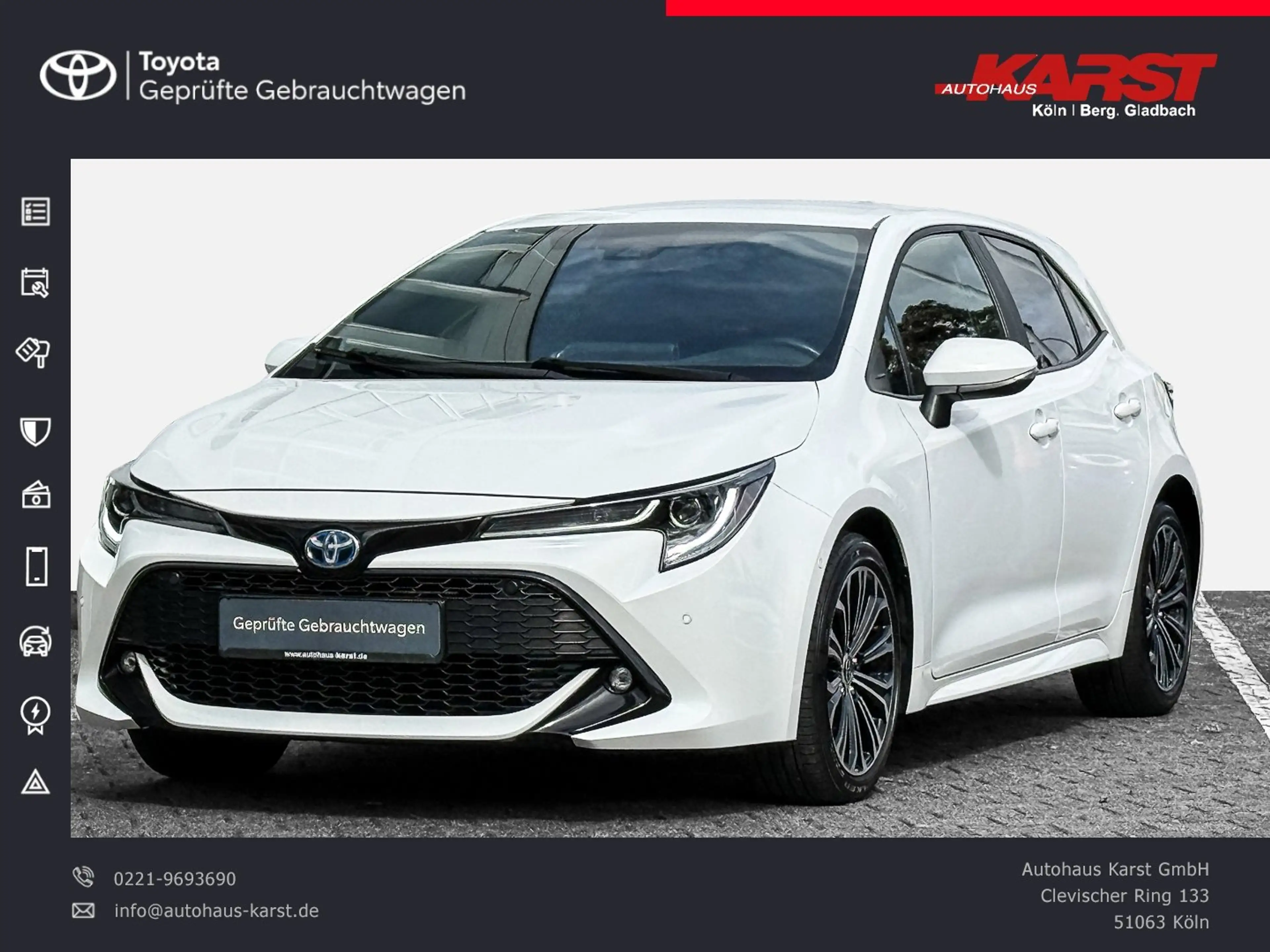 Toyota Corolla 2.0 l Hyb. 5-tg PDC, Kamera