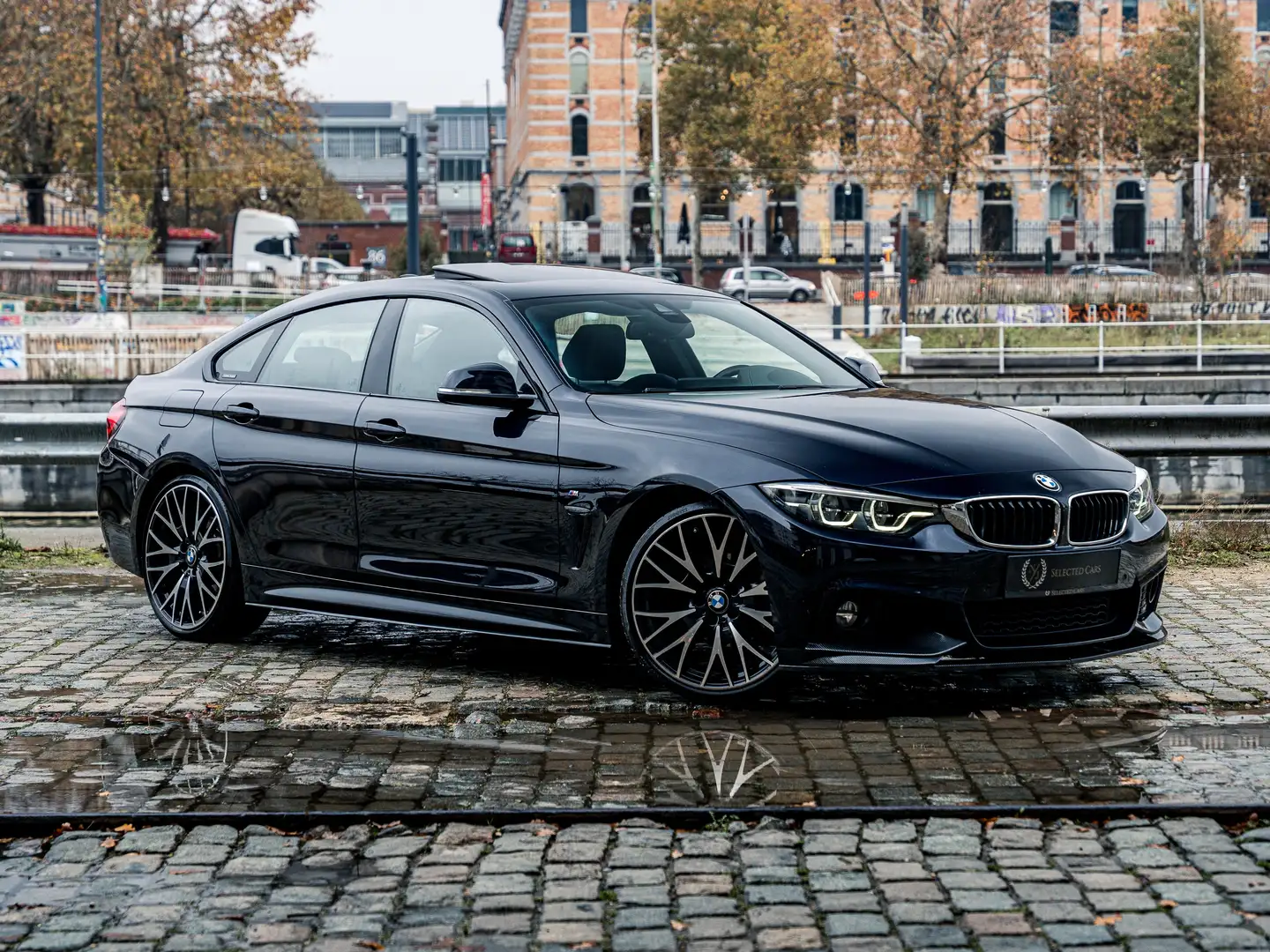 BMW 420 i*PACK M*HUD*TOIT*CUIR*VIRTUAL COCKPIT*CARNET BMW Bleu - 1