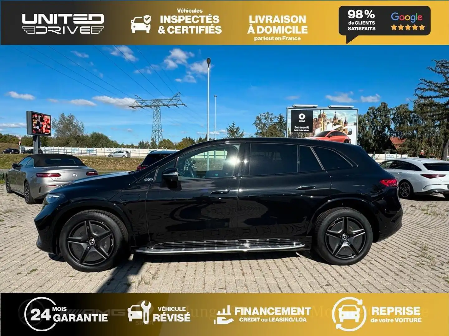 Mercedes-Benz EQS SUV 450  SUV - BM X296 AMG Line 4-Matic Noir - 2