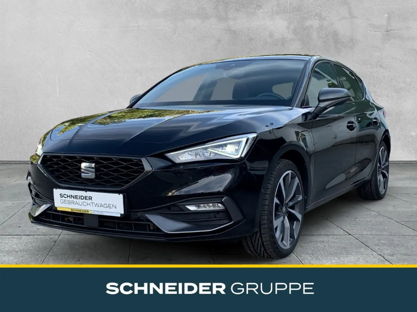 SEAT Leon 1.4 e-HYBRID DSG FR +LED+NAVI+PANO+KAMERA+ Schwarz - 1