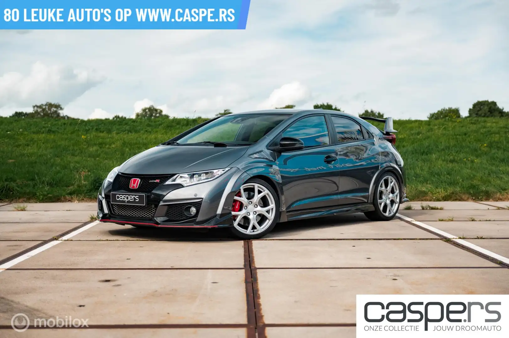 Honda Civic 2.0 Type R | 426 PK | RVS uitlaat | Turbo Grau - 1