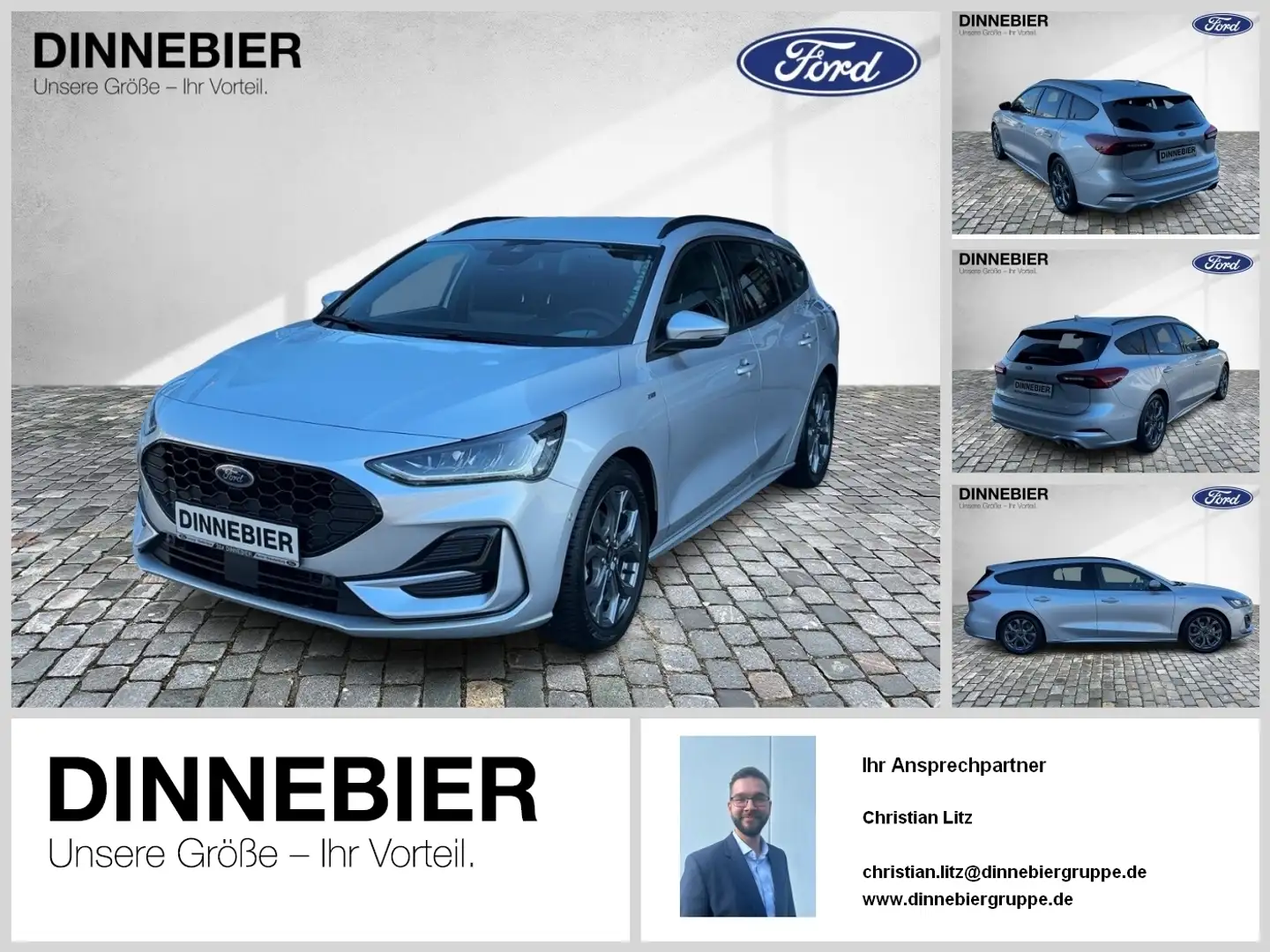 Ford Focus ST-Line X LED+AHK+Kamera+Winterpaket Argent - 1