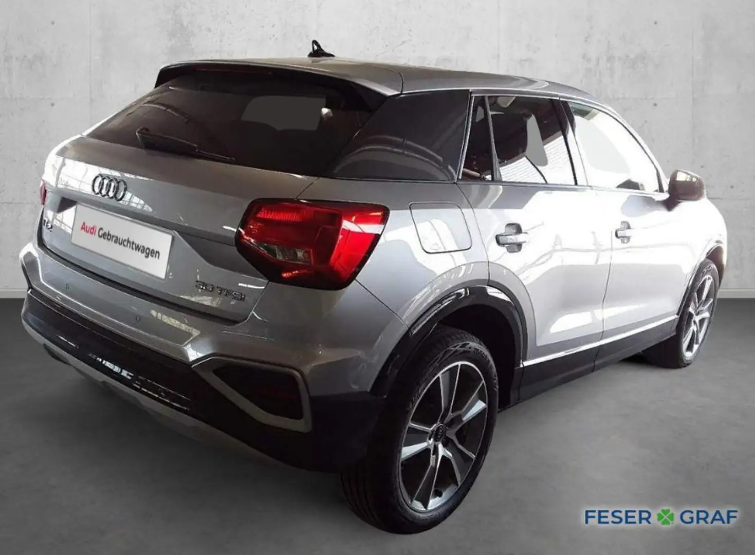 Audi Q2 adv 30 TFSI +AHK+Navi+Standheizung+ Silber - 2
