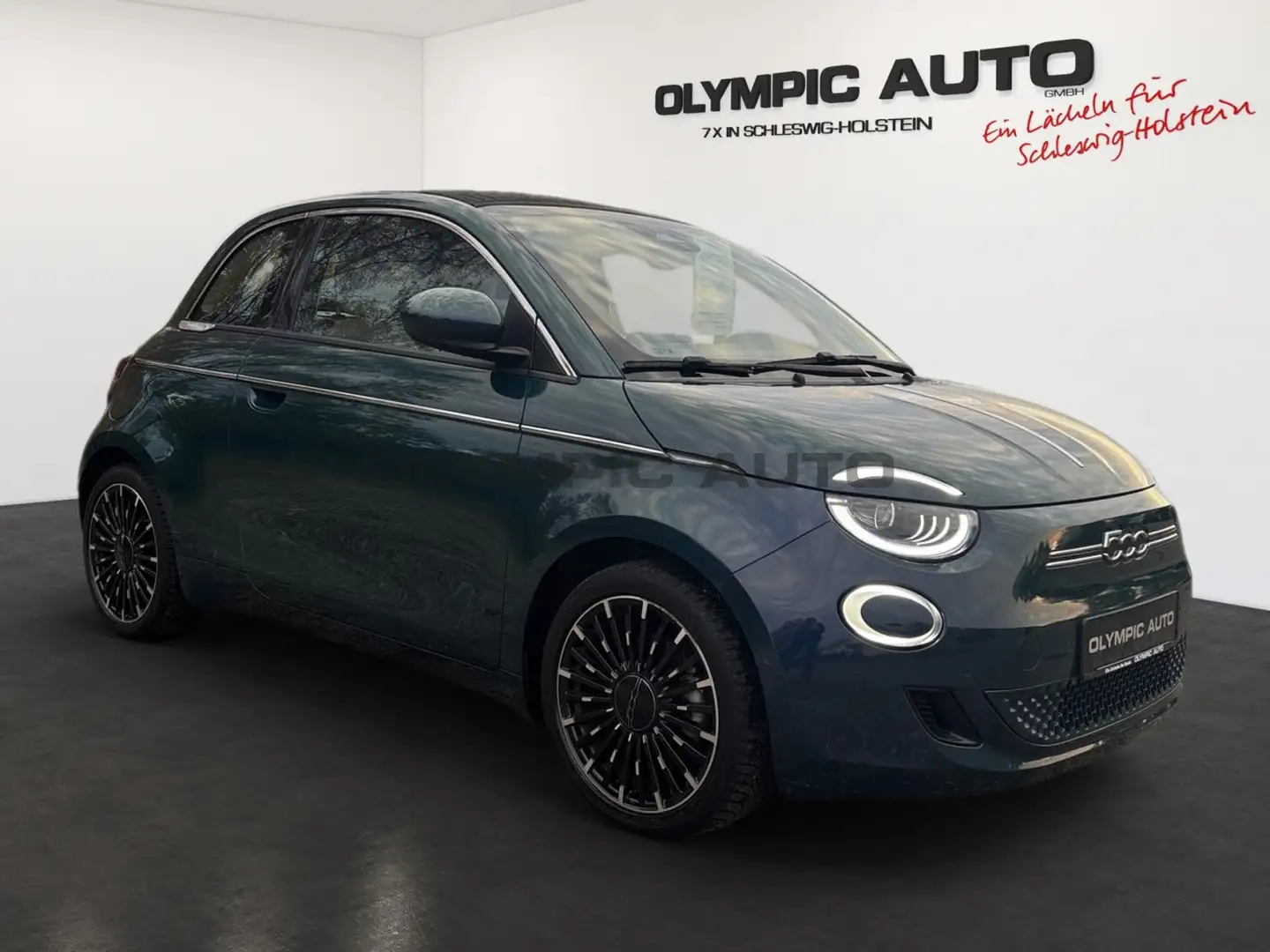 Fiat 500C e 42 kWh La Prima NAVI TEMP GJR CARPLAY SHZ Grün - 2