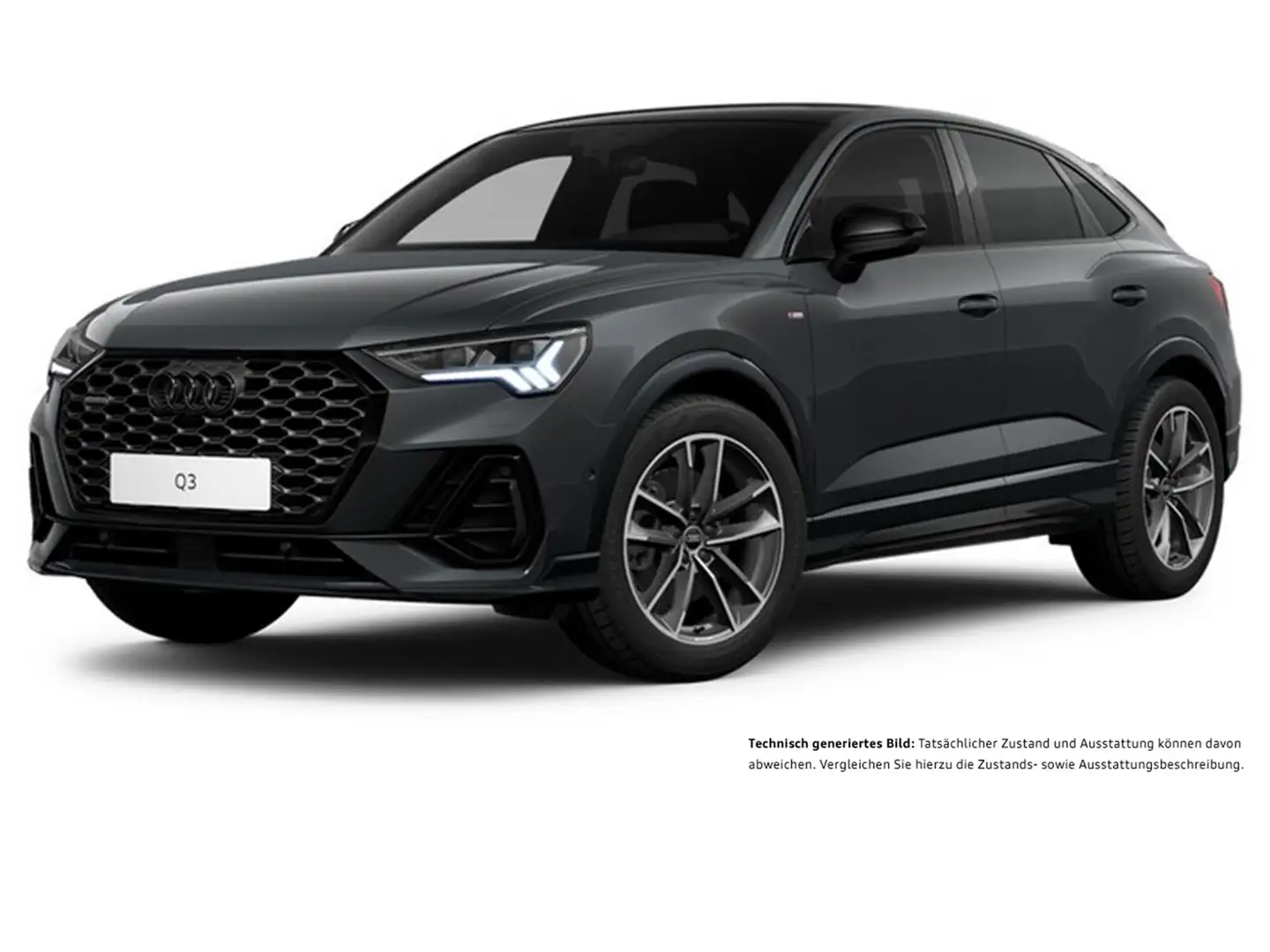 Audi Q3 Sportback 40 quattro S LINE BLACKPAK PANO AHK Grau - 2
