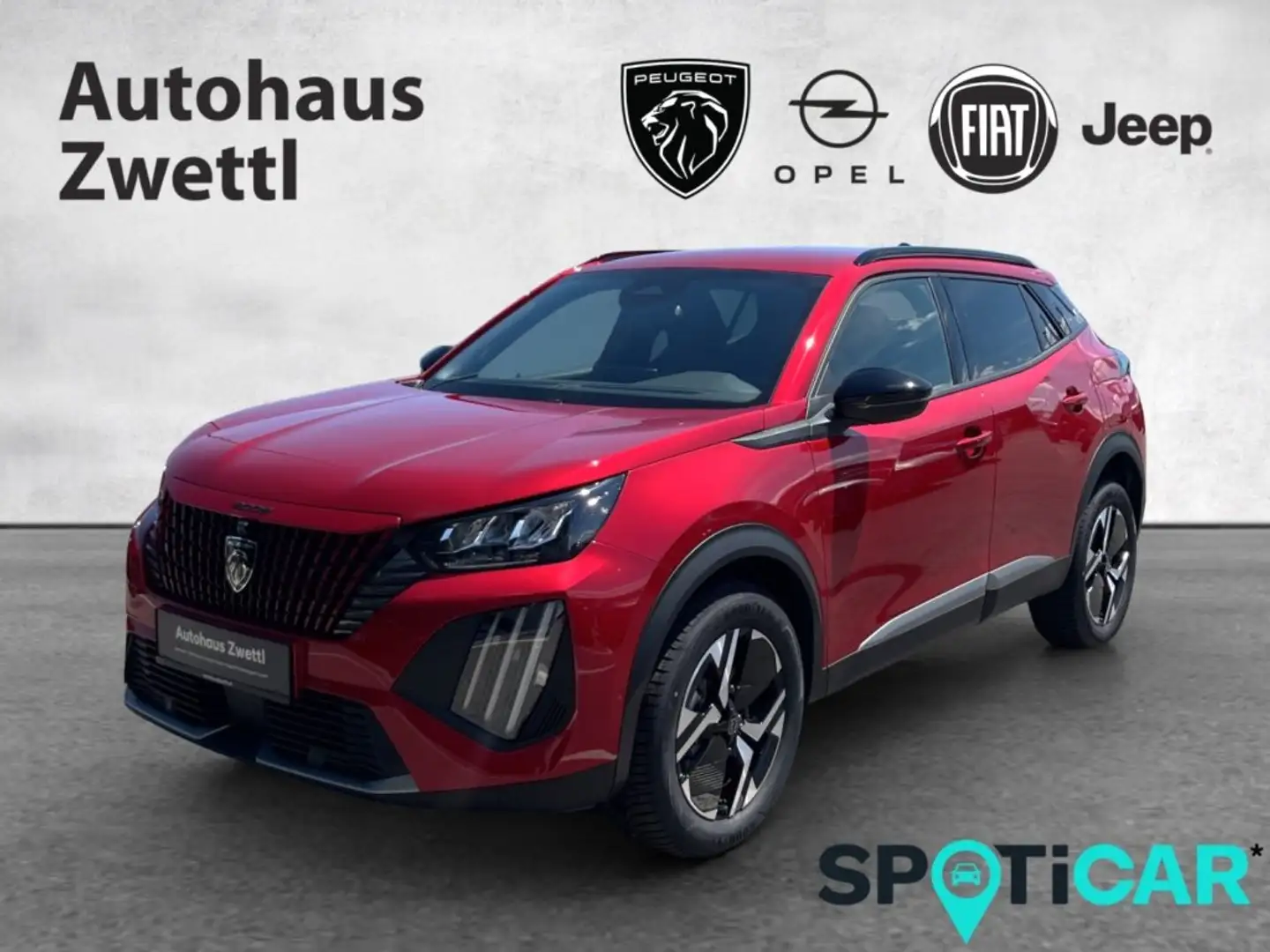 Peugeot 2008 Allure Hybrid 145 e-DCS6 Rot - 1
