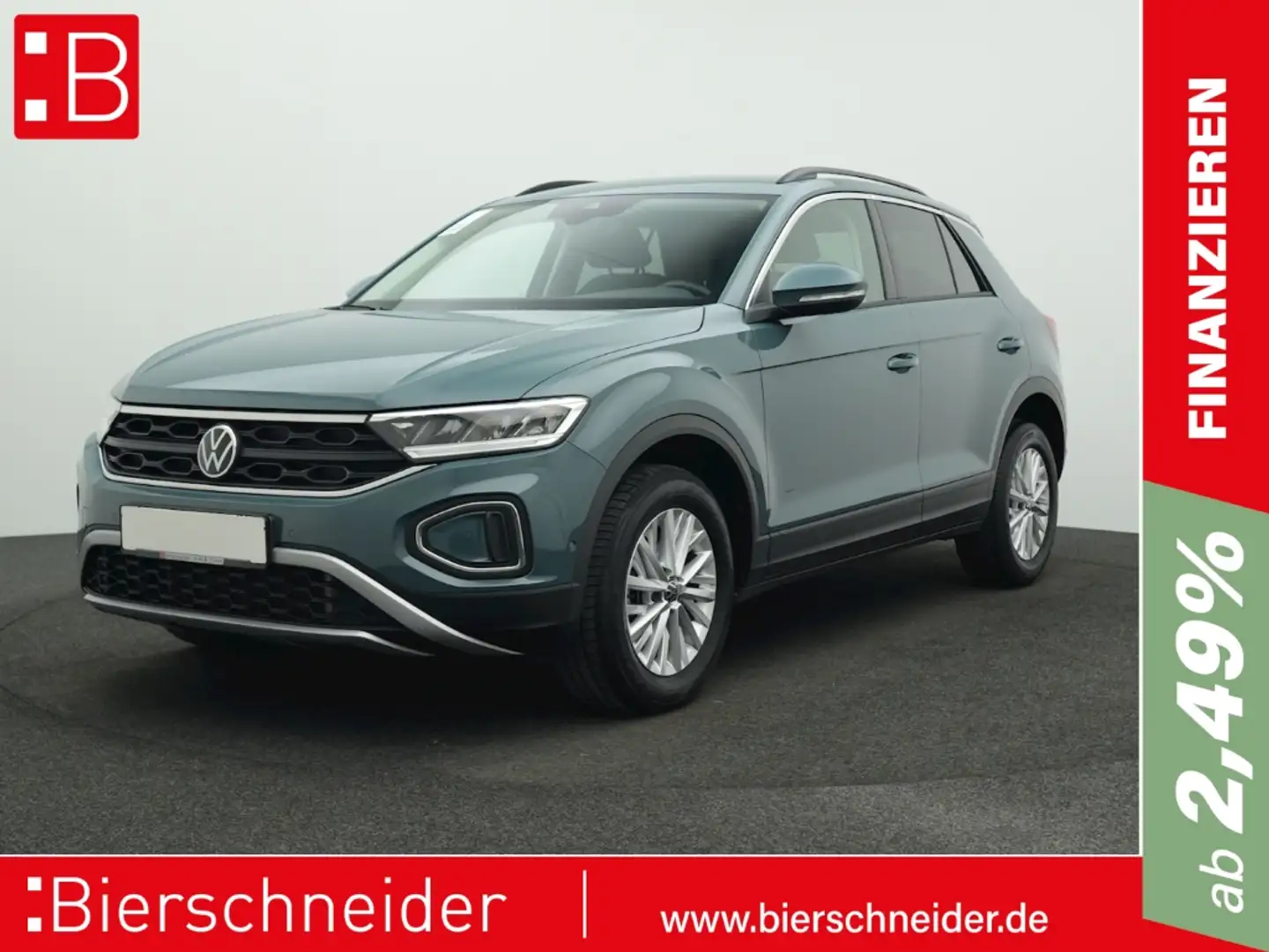 Volkswagen T-Roc 2.0 TDI Life 5-J-GAR AHK STANDH KAMERA NAVI Blau - 1