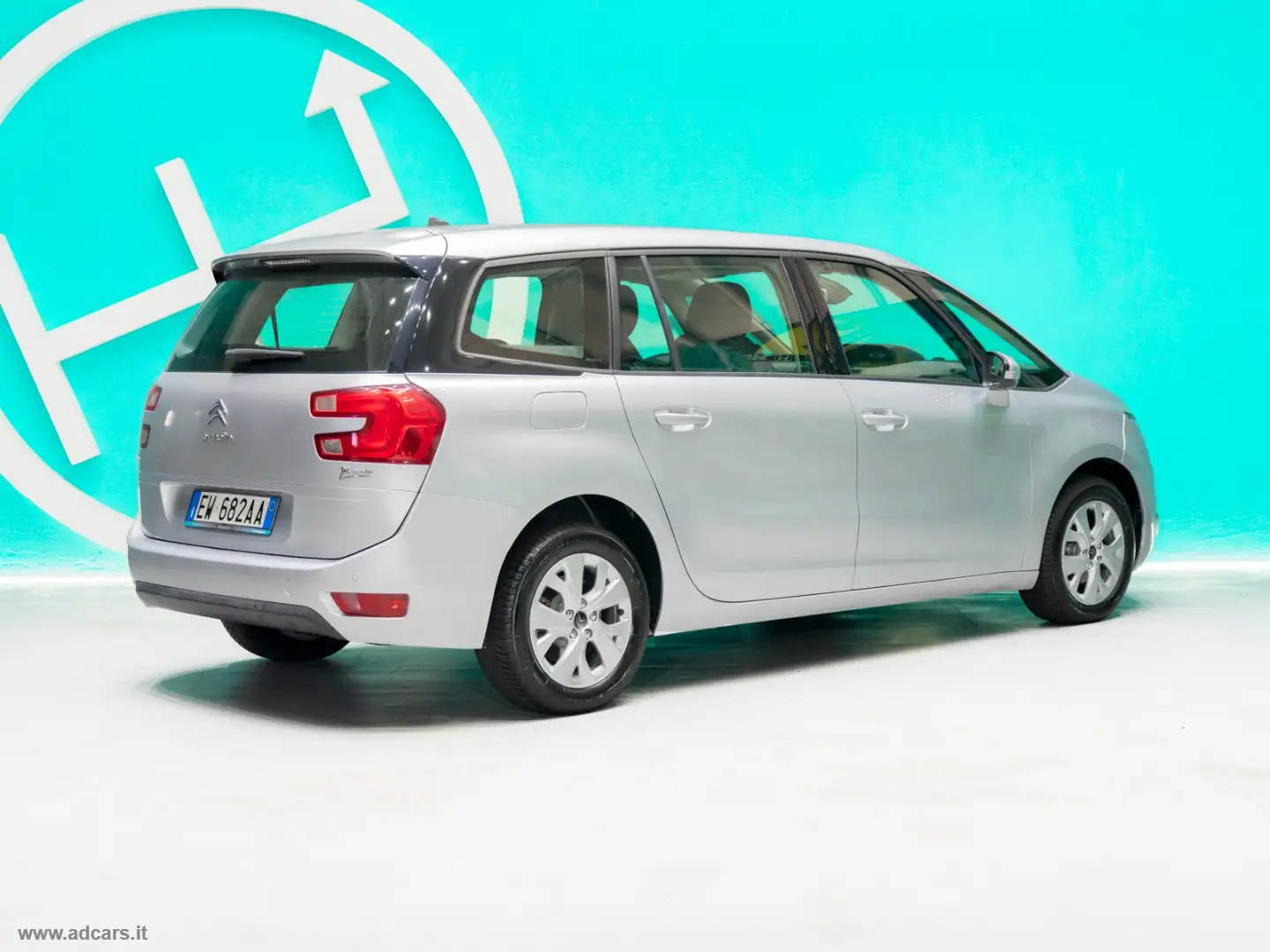 Citroen C4 Picasso 1.6 e-HDi 115 Exclusive 7 POSTI Gris - 2