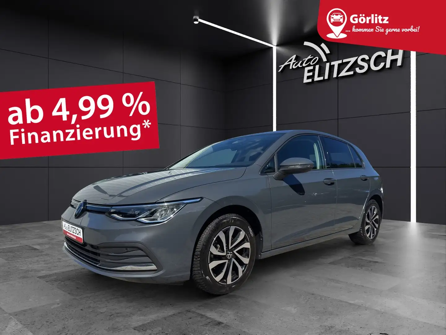 Volkswagen Golf VIII Active TDI DSG LED ACC SHZ PDC NAVI AMBIEN... Grau - 1