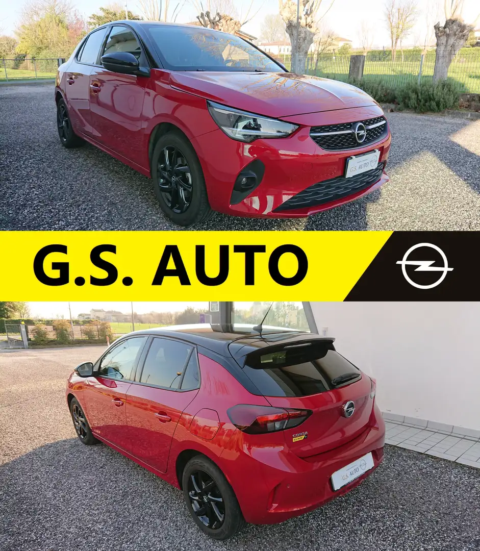 Opel Corsa F DESIGN&TECH 5p 1.2 S&S E6D *STYLE PACK BLACK* Rosso - 1