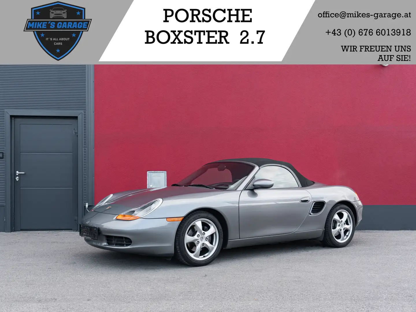 Porsche Boxster 2.7 FACELIFT *NUR 41.848KM* *SCHALTER**6-ZYLINDER* Gris - 1