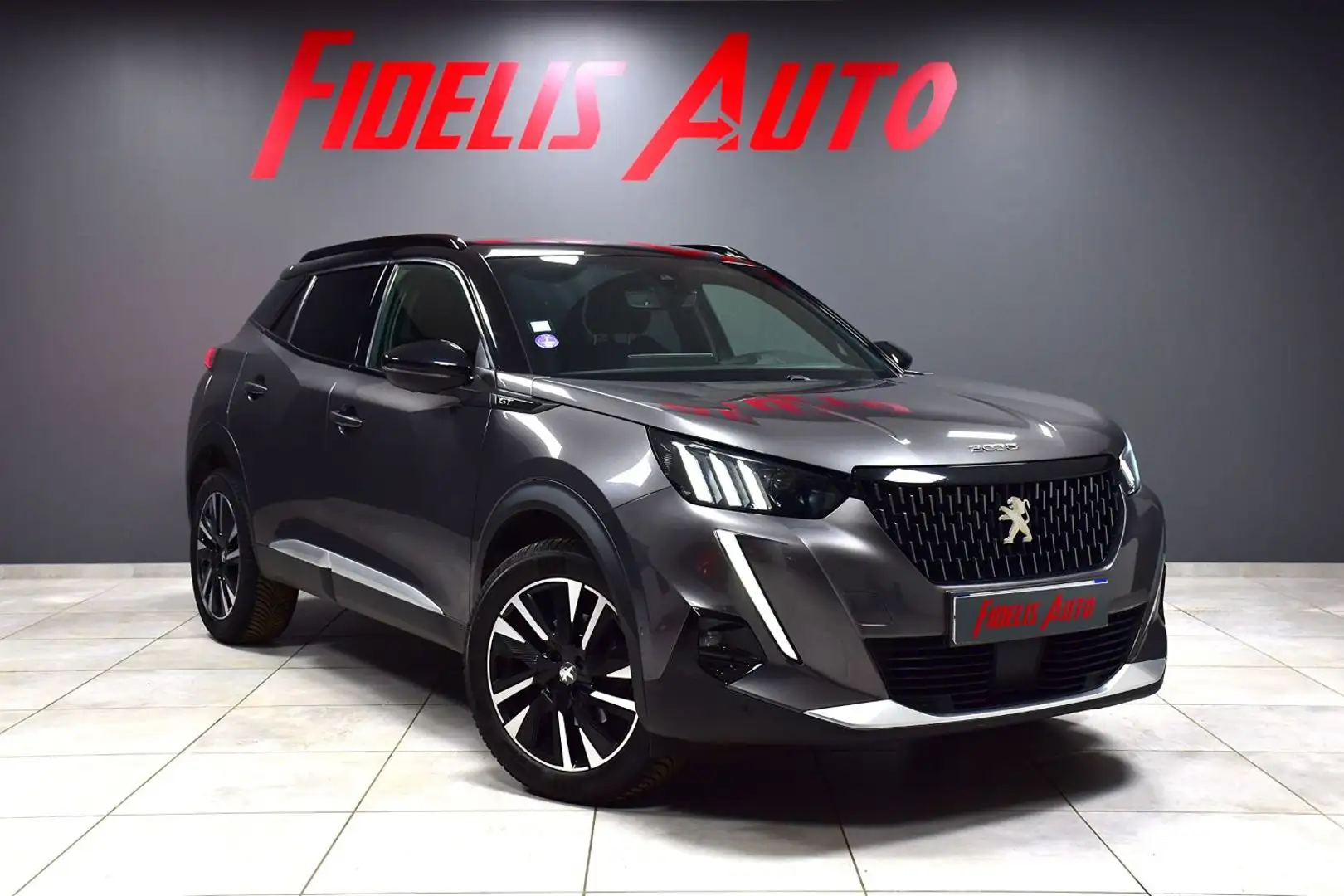 Peugeot 2008 155 S\u0026amp;amp;S EAT8 GT COURROIE GARANTIE PEU Gris - 2