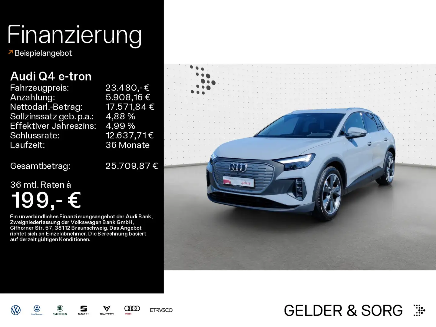 Audi Q4 e-tron Q4 35 e-tron LED*Standklima*Virtual*EPH Grau - 1