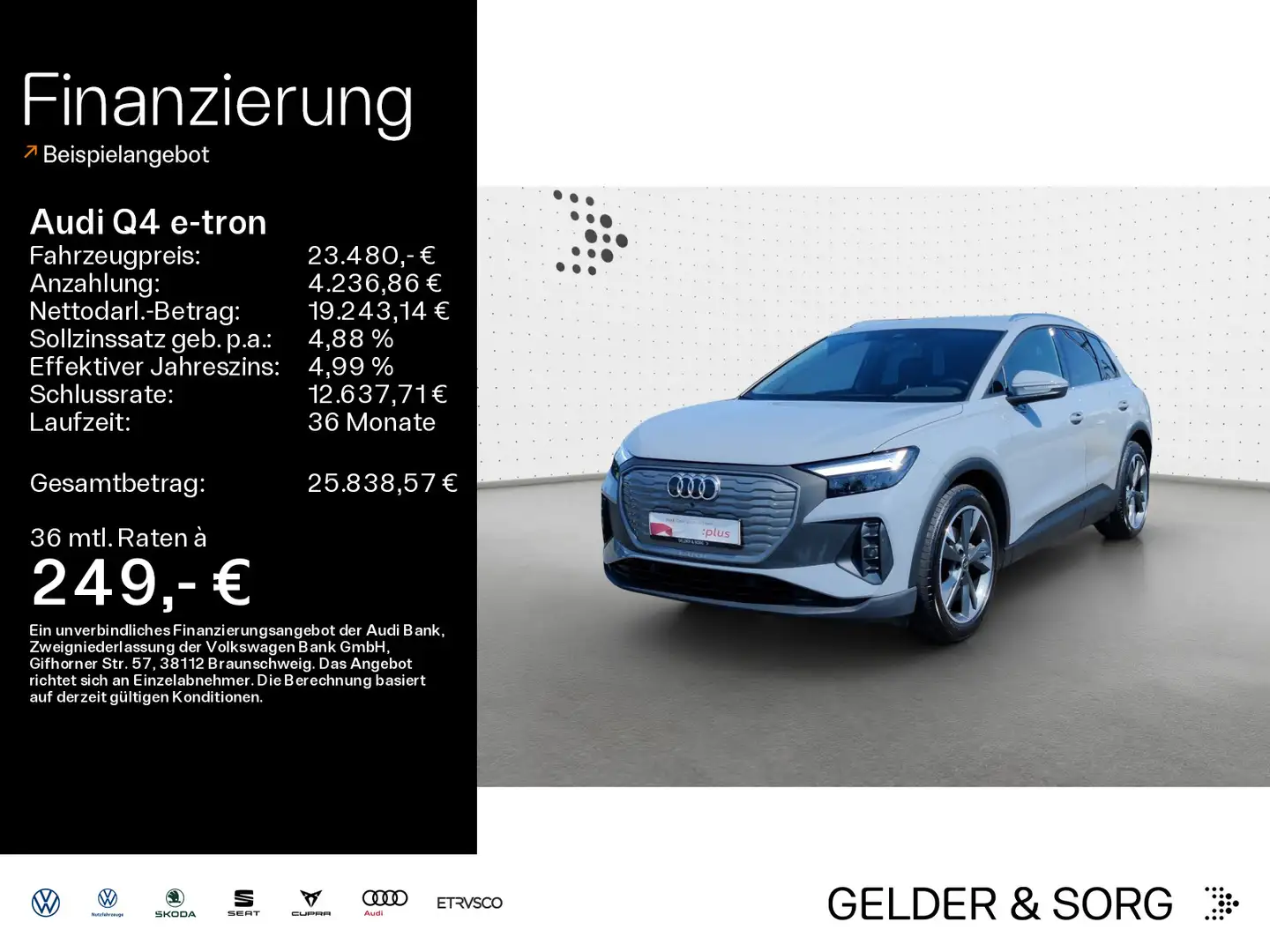 Audi Q4 e-tron 35 LED*Standklima*Virtual*EPH Grau - 1