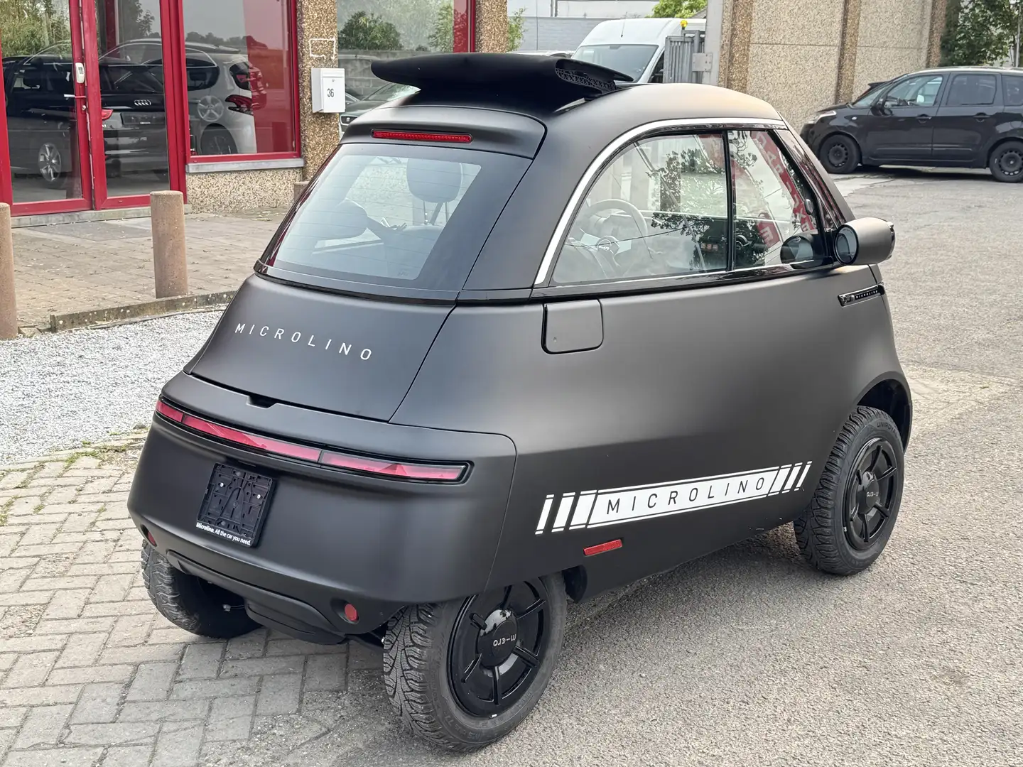 Micro Microlino 11 kWh BLACK MAT EDITION TVA DEDUCTIBLE Negru - 2