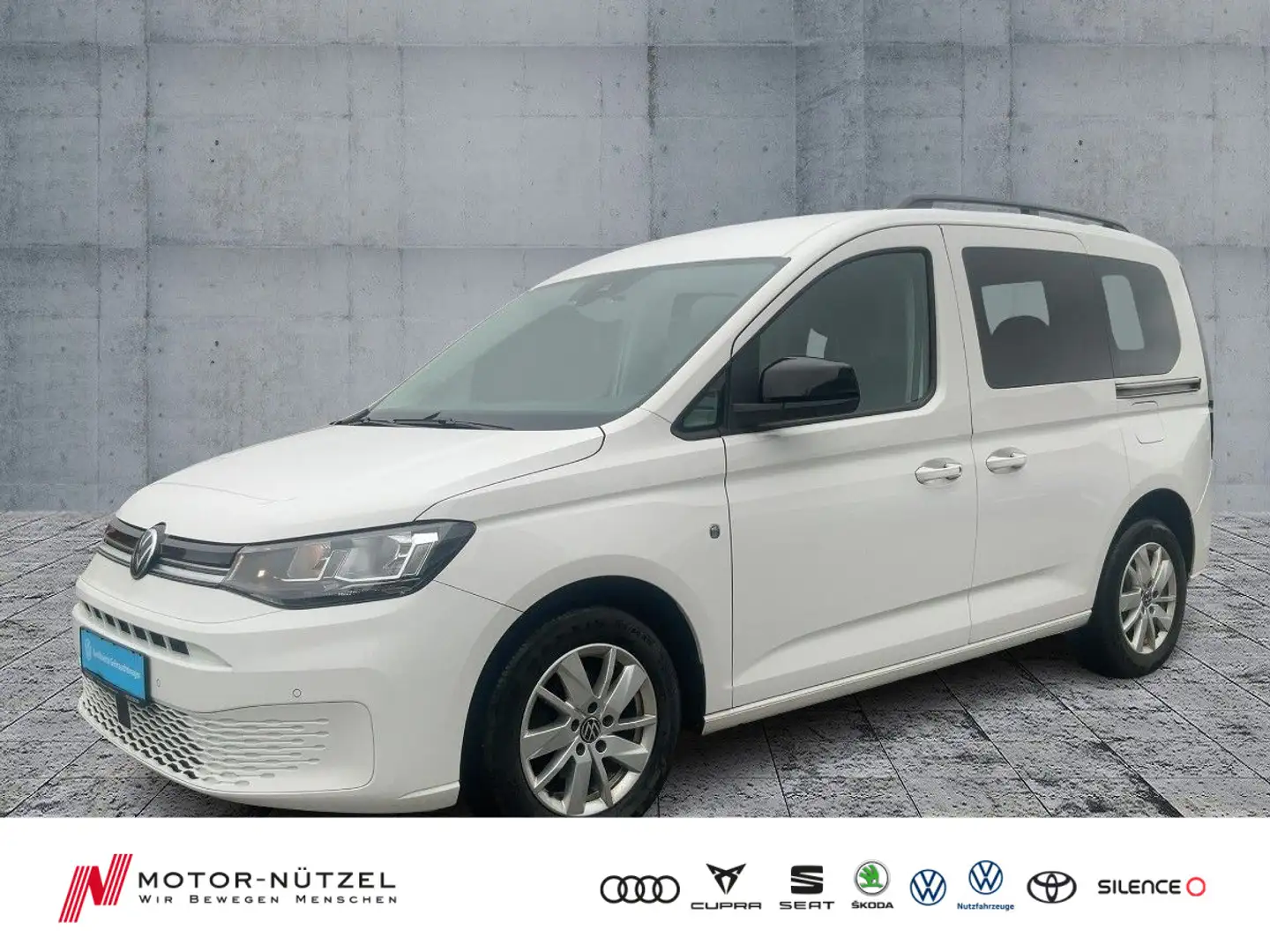 Volkswagen Caddy Kombi 2.0 TDI LIFE 2xPDC+GRA+ZV+LM+DAB+ Wit - 1