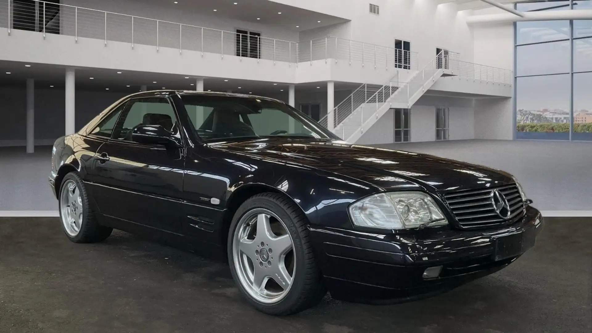 Mercedes-Benz SL 320 Final Edition | 1.Hand - Deutsches Fzg! Negru - 2