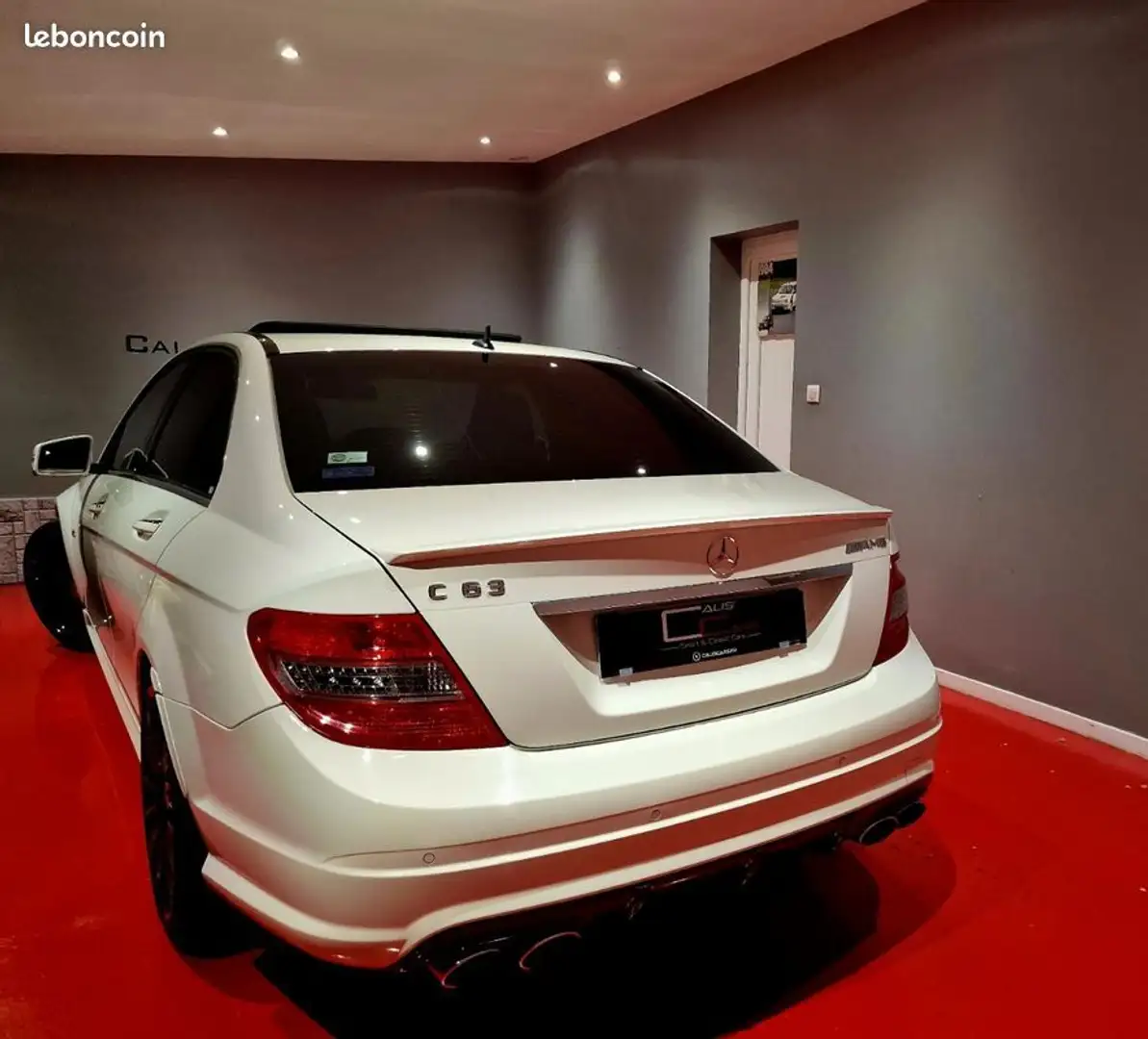 Mercedes-Benz C 63 AMG 63 AMG 6.3 V8 457 CH 7G TRONIC EXCEPTIONNEL Weiß - 2