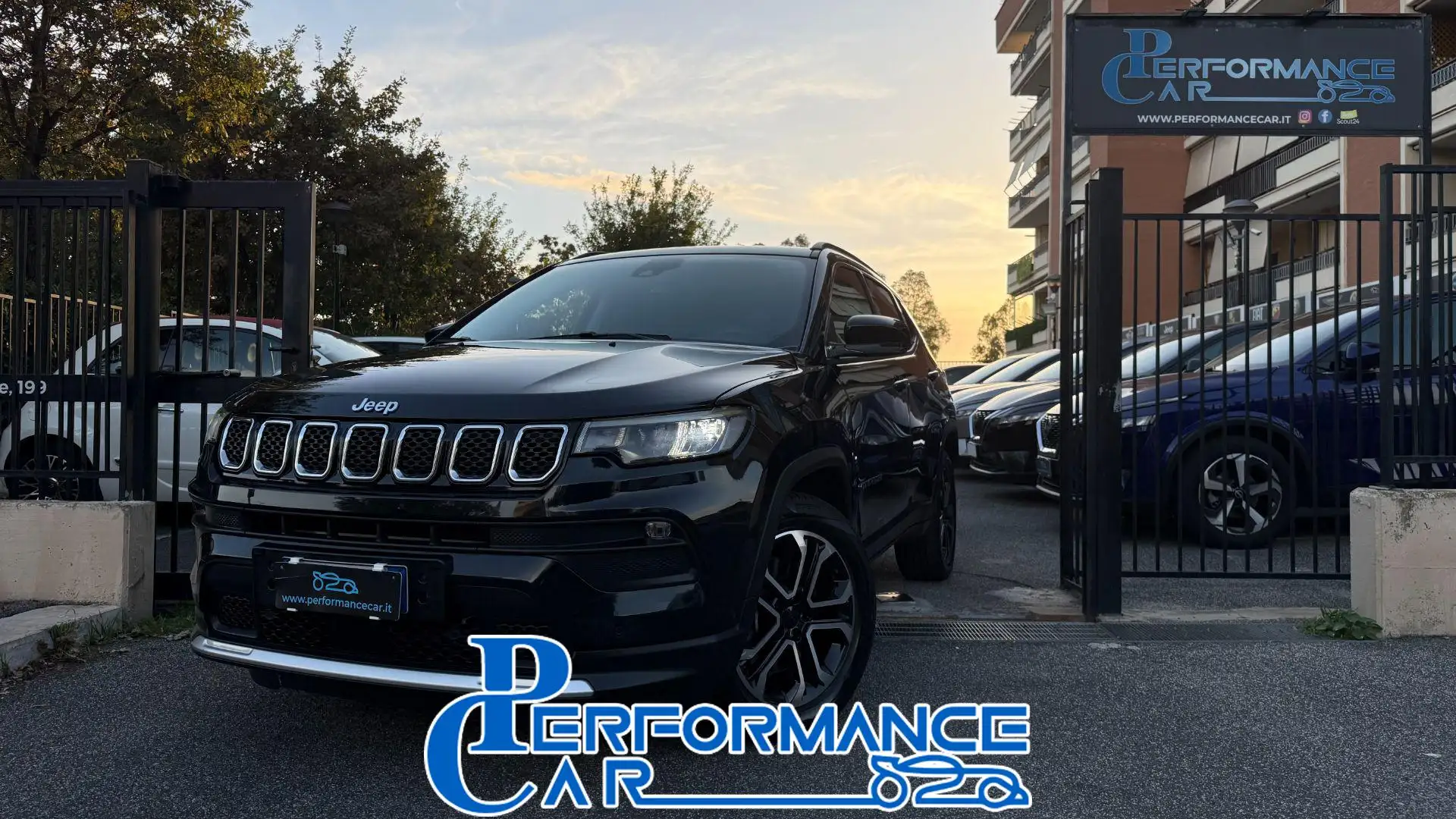 Jeep Compass 1.3 T4 190CV PHEV AT6 4xe LIMITED MY 22 *24M.G.* Negro - 1