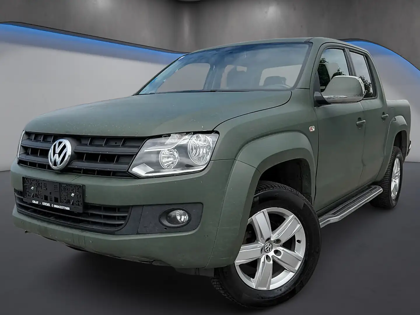 Volkswagen Amarok DoubleCab Highline BiTDI 4x4 Aut.*AHK*Diff.* Grau - 1
