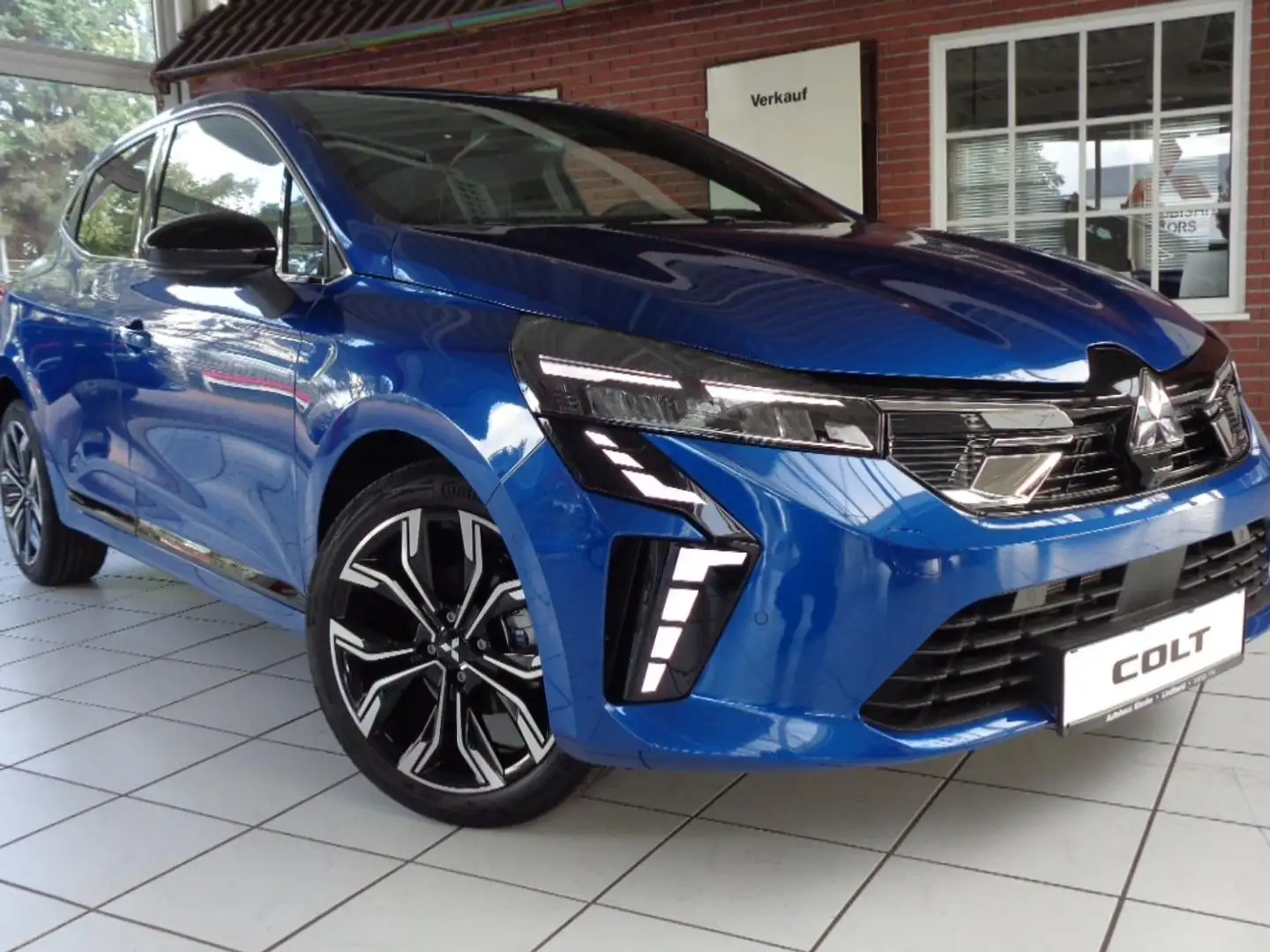 Mitsubishi Colt Colt 1.0 Turbo TOP #3DNAVI #360°Kam.#Allwettter Blau - 1