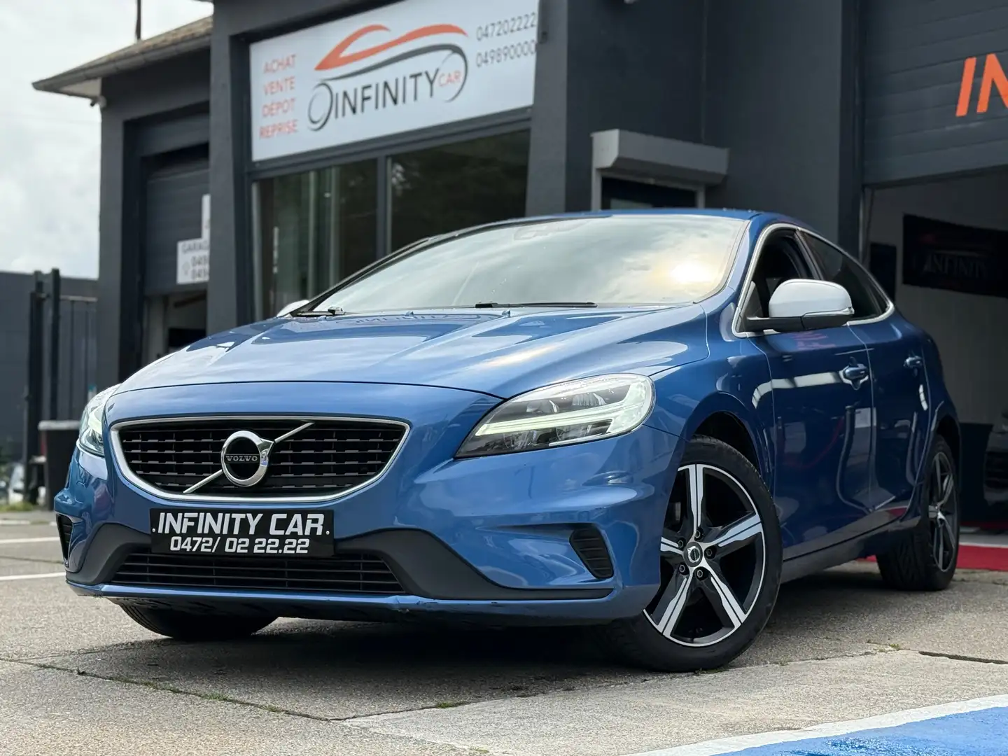 Volvo V40 2.0 D2 R-Design Blauw - 2