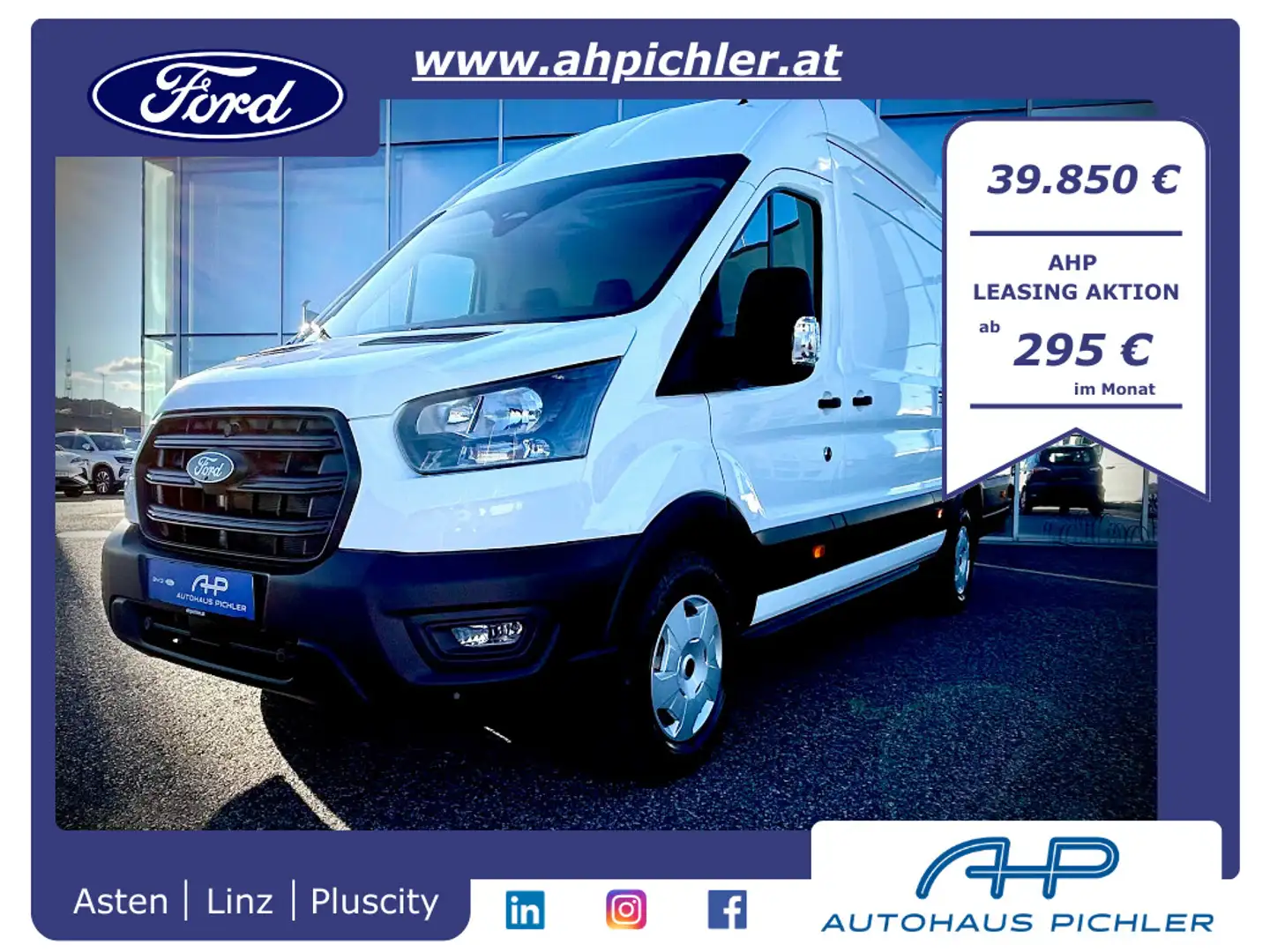Ford Transit Transit Kasten Trend 350L4H3 2,0 EcoBlue 165PS ... Weiß - 1