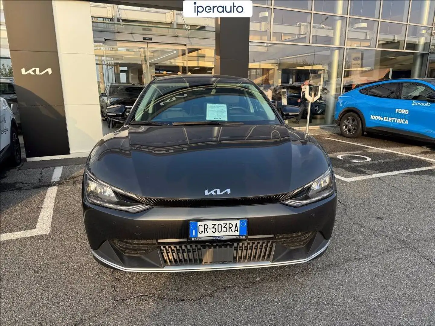 Kia EV6 77,4 kwh air rwd **AZIENDALE** Grigio - 2