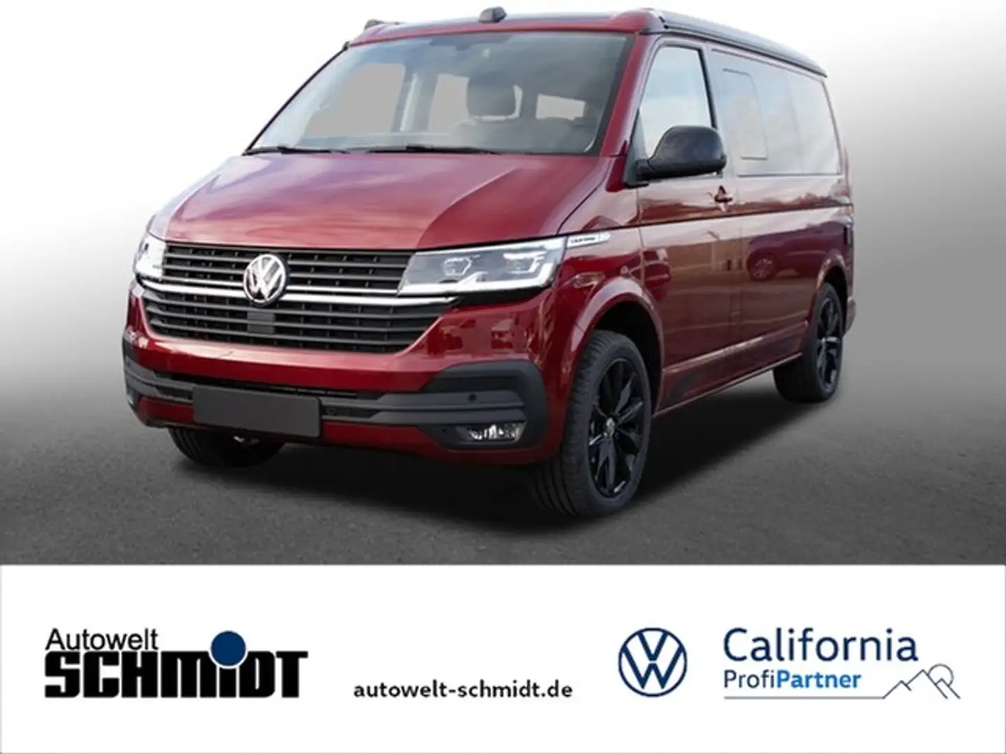 Volkswagen LT California 6.1 Beach Camper 2,0 l TDI 7-Gang-DS... Rot - 1