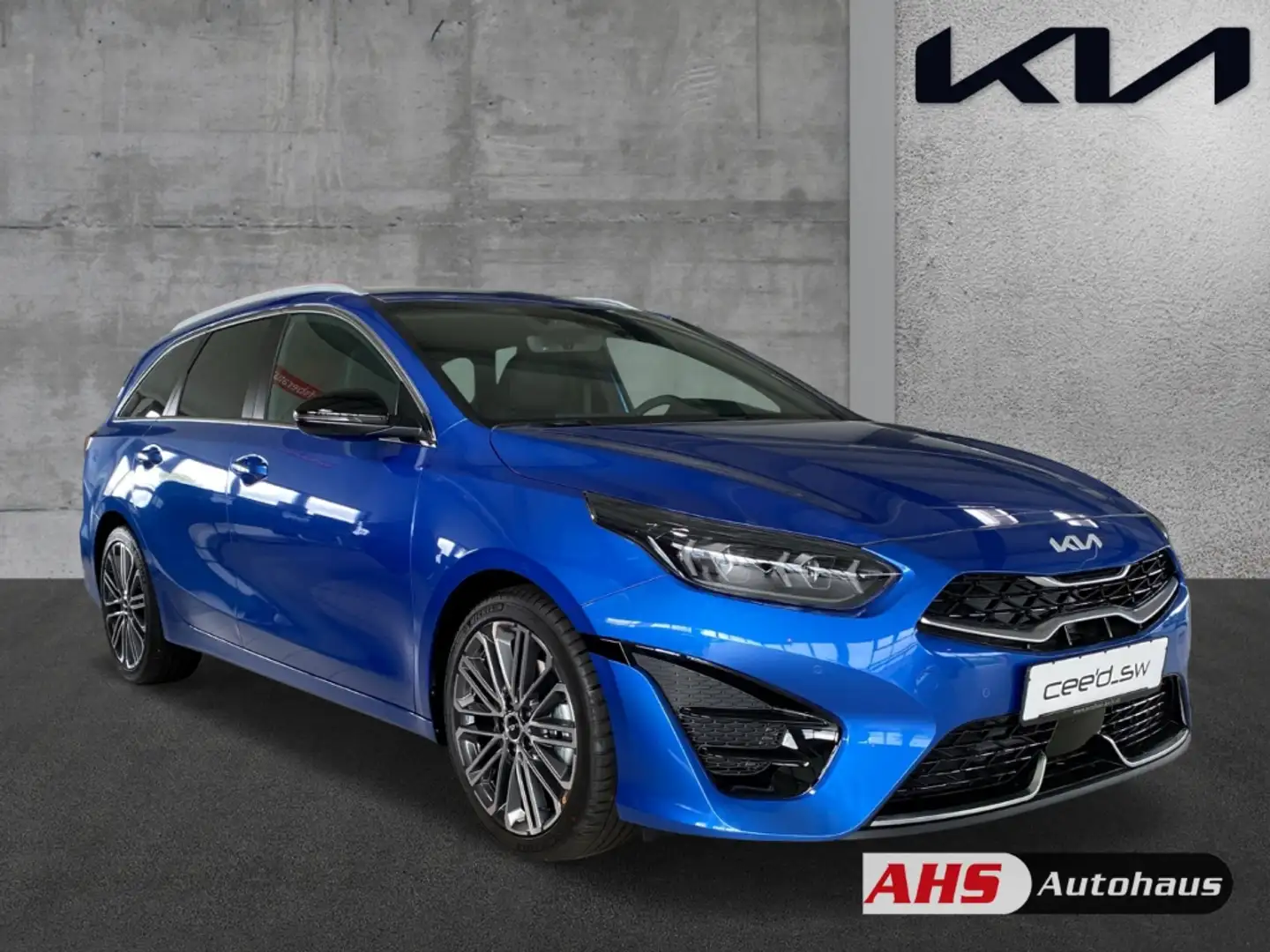 Kia Ceed SW / cee'd SW Sportswagon GT-Line 1.5 T-GDI EU6e Leder Navi 4x S Kék - 2