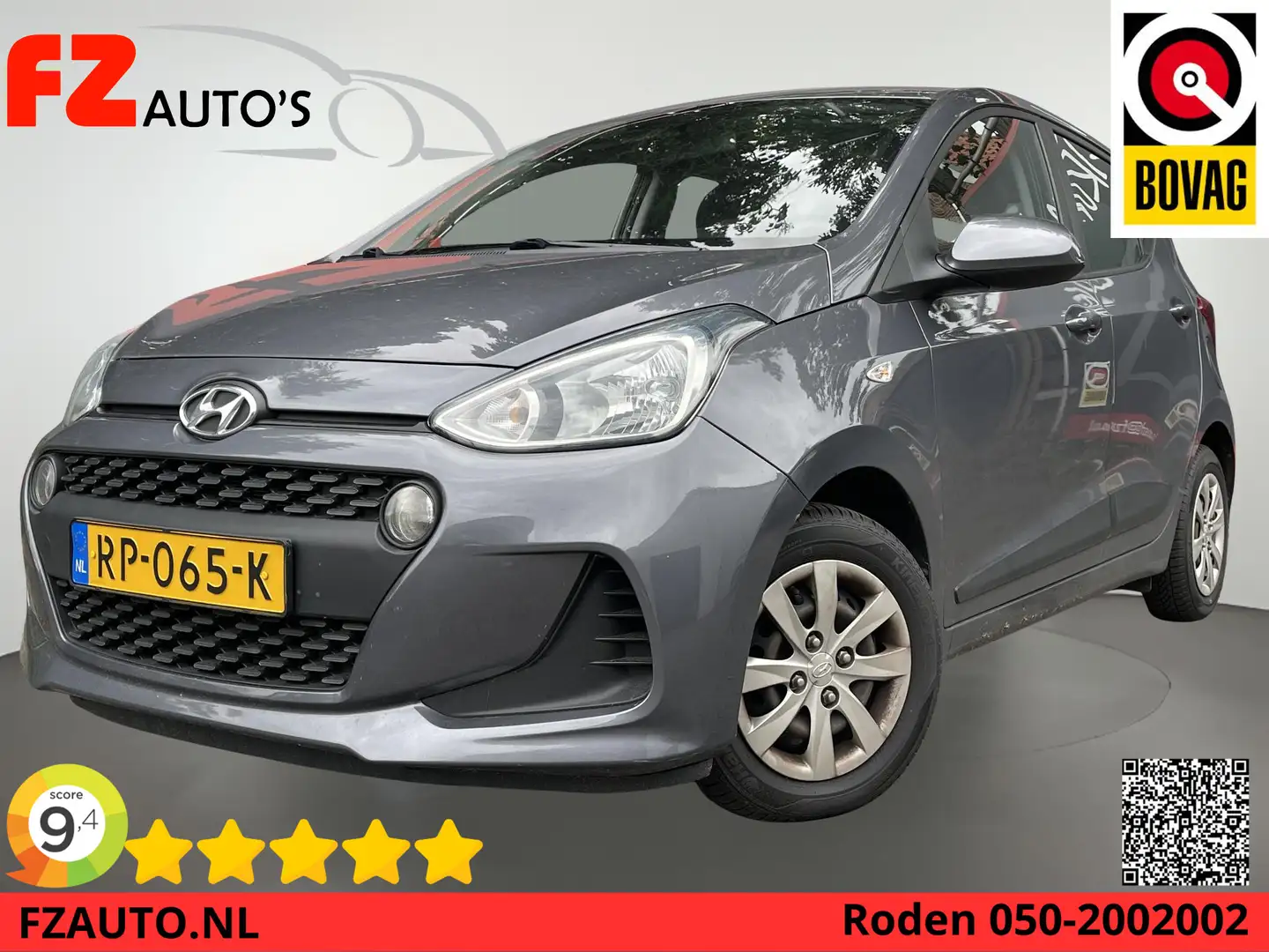 Hyundai i10 1.0i 67PK Comfort - Trekhaak - Airco - Cruise Cont Grijs - 1