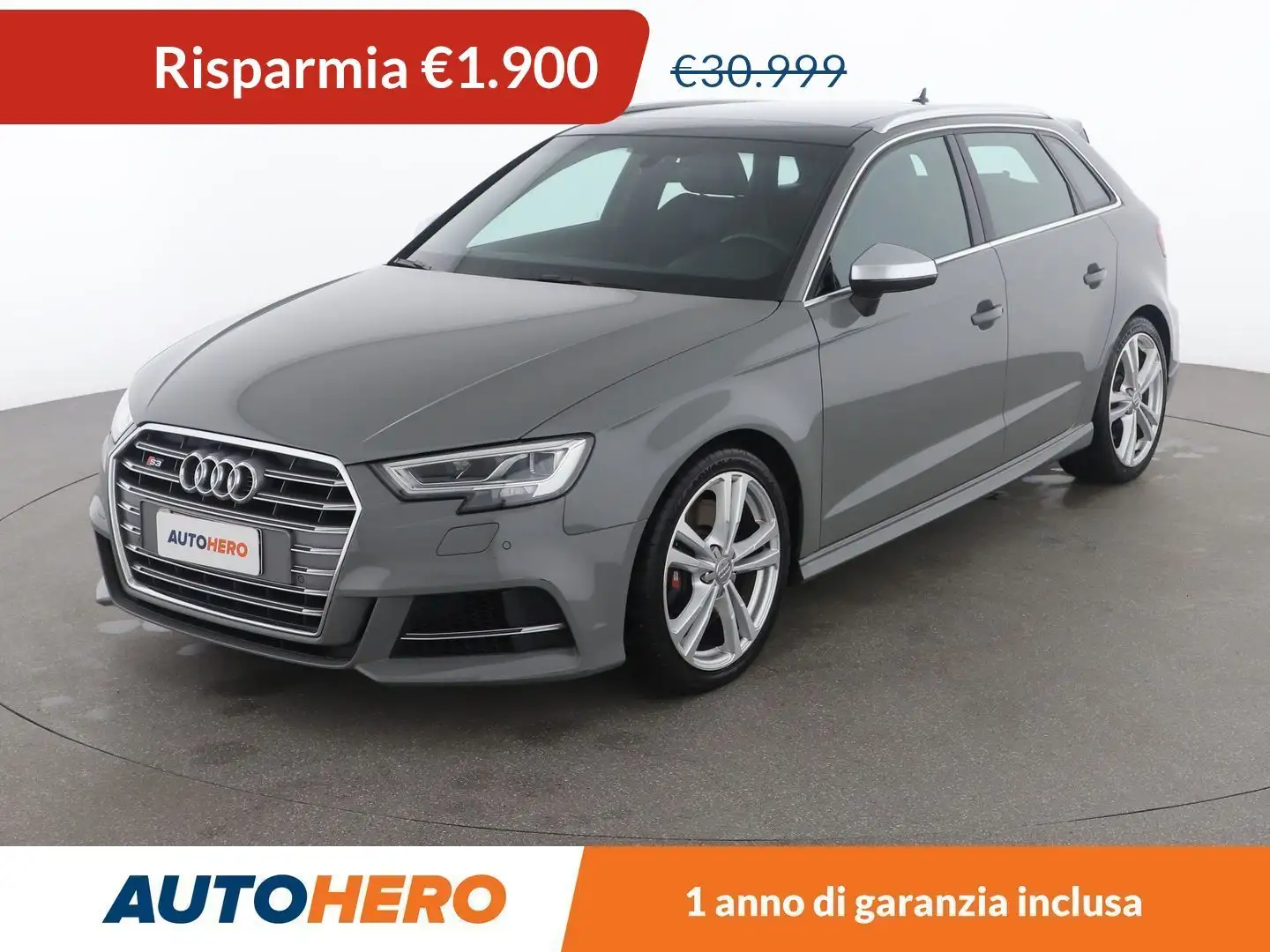 Audi S3 2.0 TFSI   300 CV S tronic quattro Grigio - 1