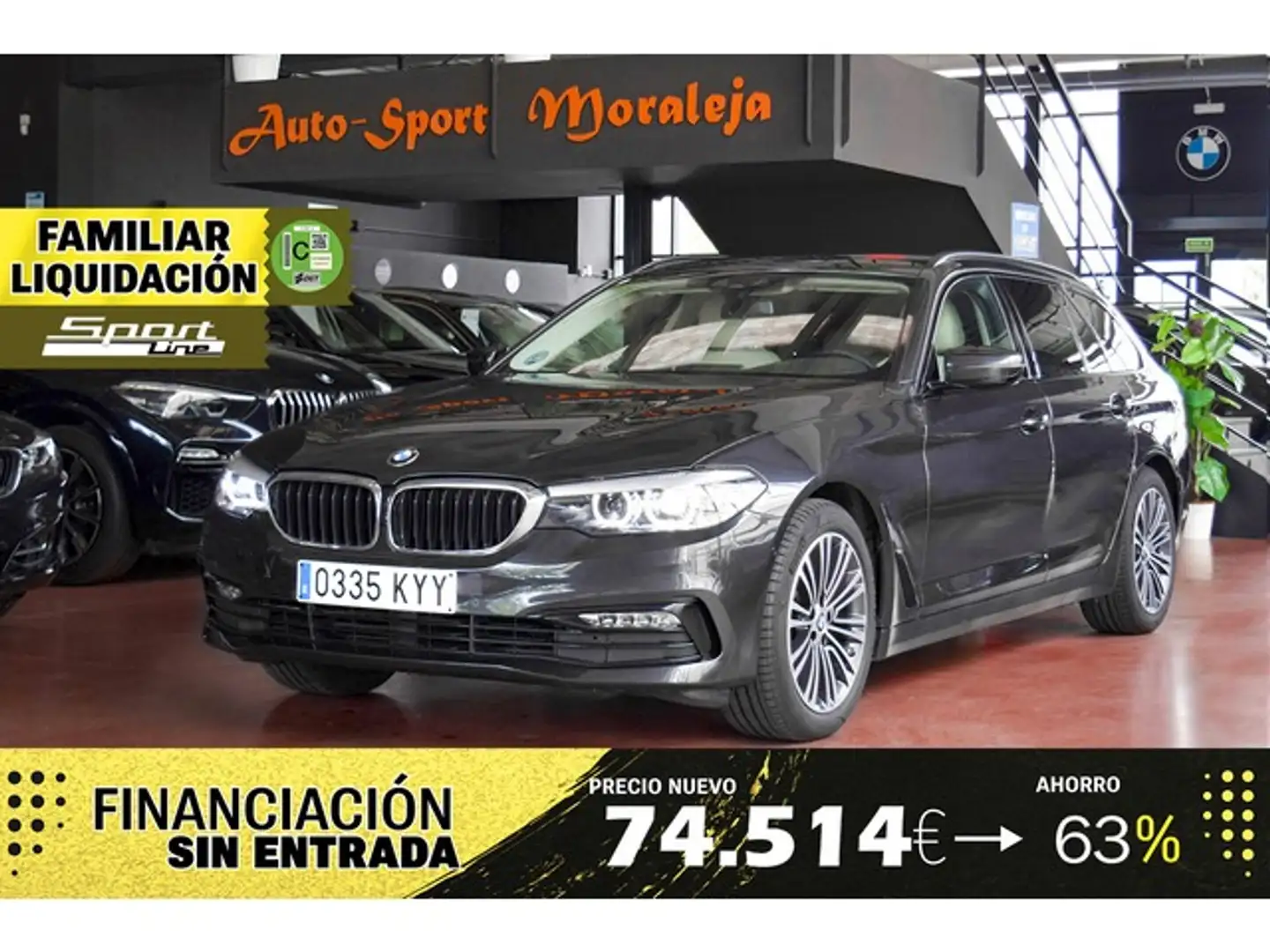 BMW 520 520iA Touring Gris - 1