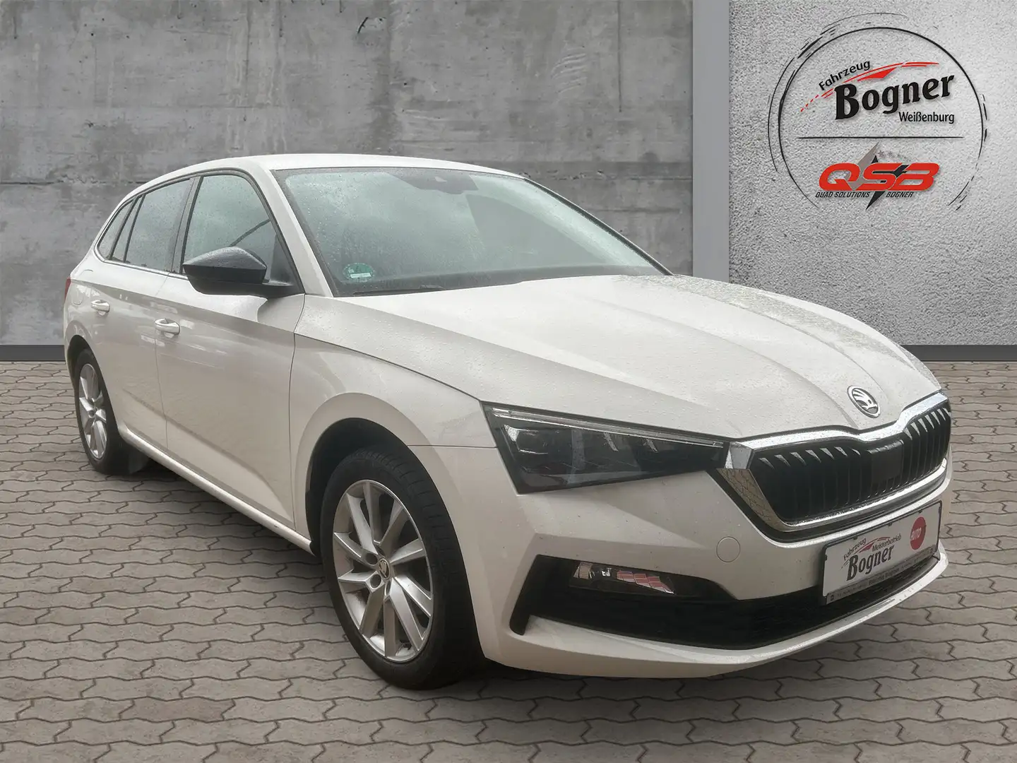 Skoda Scala Style 1.0 TSI Voll LED Alu 17 Blanc - 2