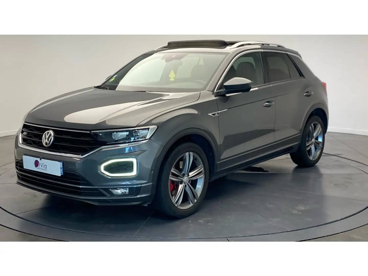 Volkswagen T-Roc 2.0 TDI-150 DSG 7  R-Line / Toit Ouvrant / Camera / CarPlay / Induction Blanc - 1