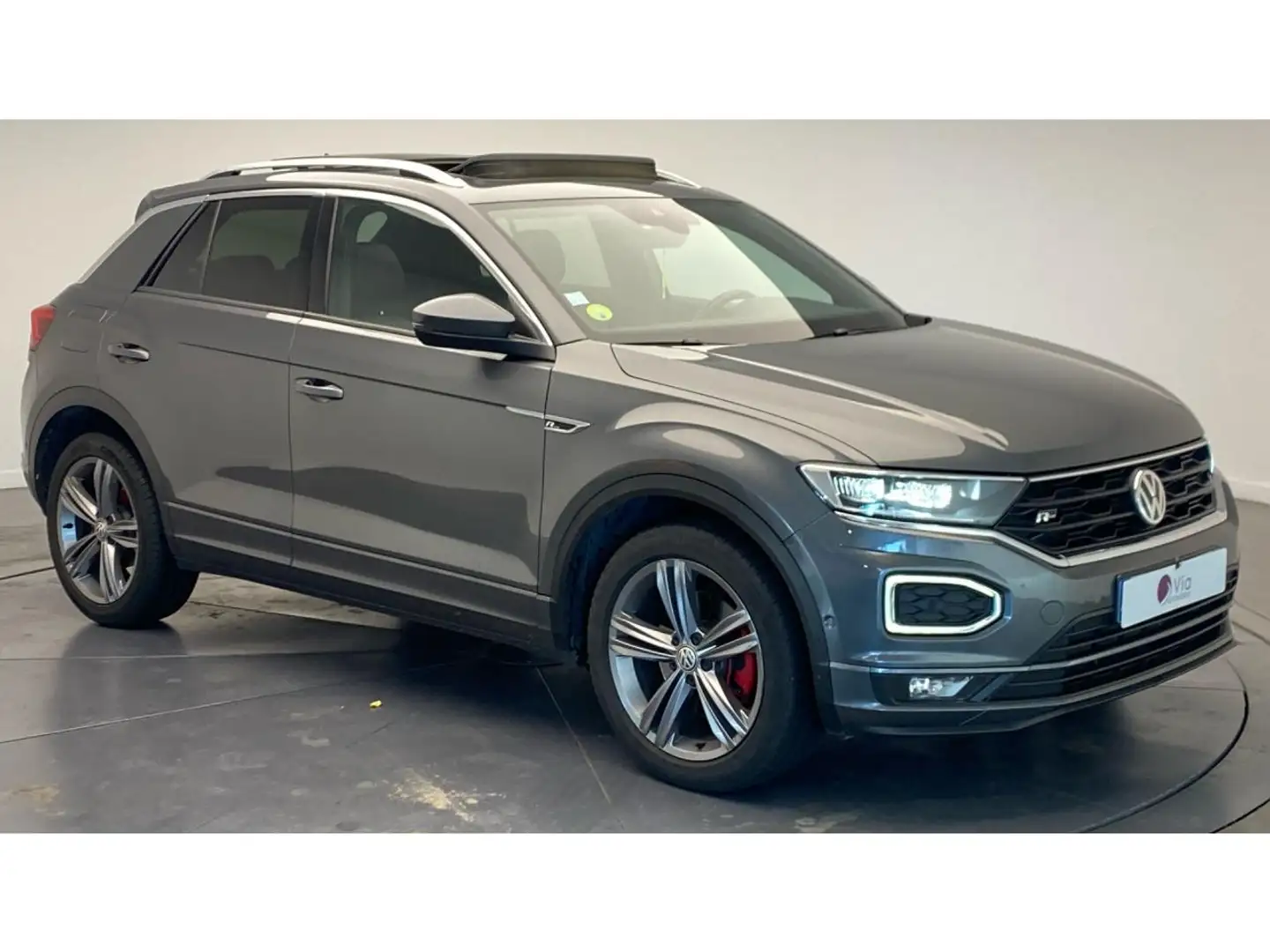 Volkswagen T-Roc 2.0 TDI-150 DSG 7  R-Line / Toit Ouvrant / Camera / CarPlay / Induction Blanc - 2