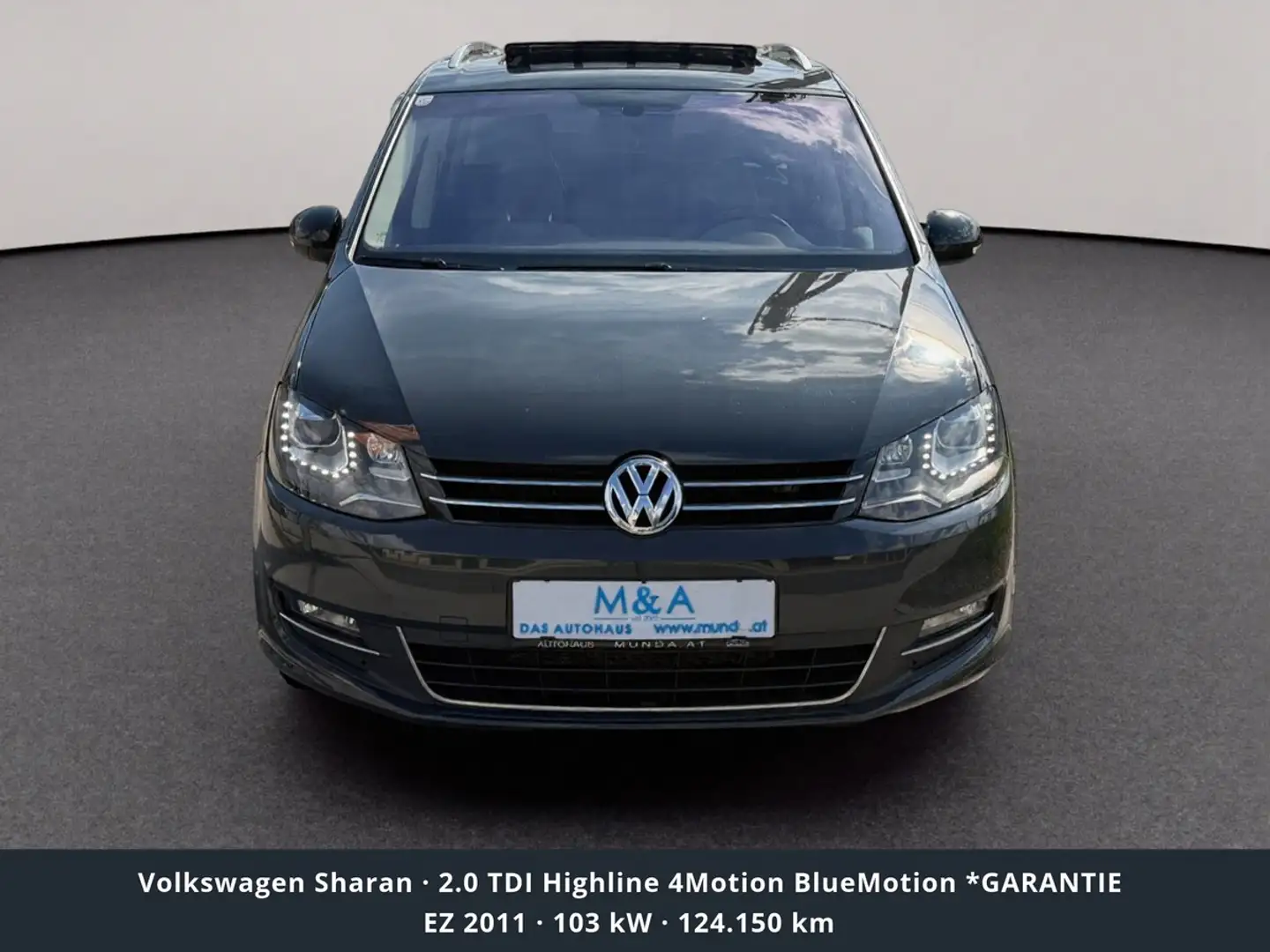 Volkswagen Sharan 2.0 TDI Highline 4Motion BlueMotion *GARANTIE Grau - 2